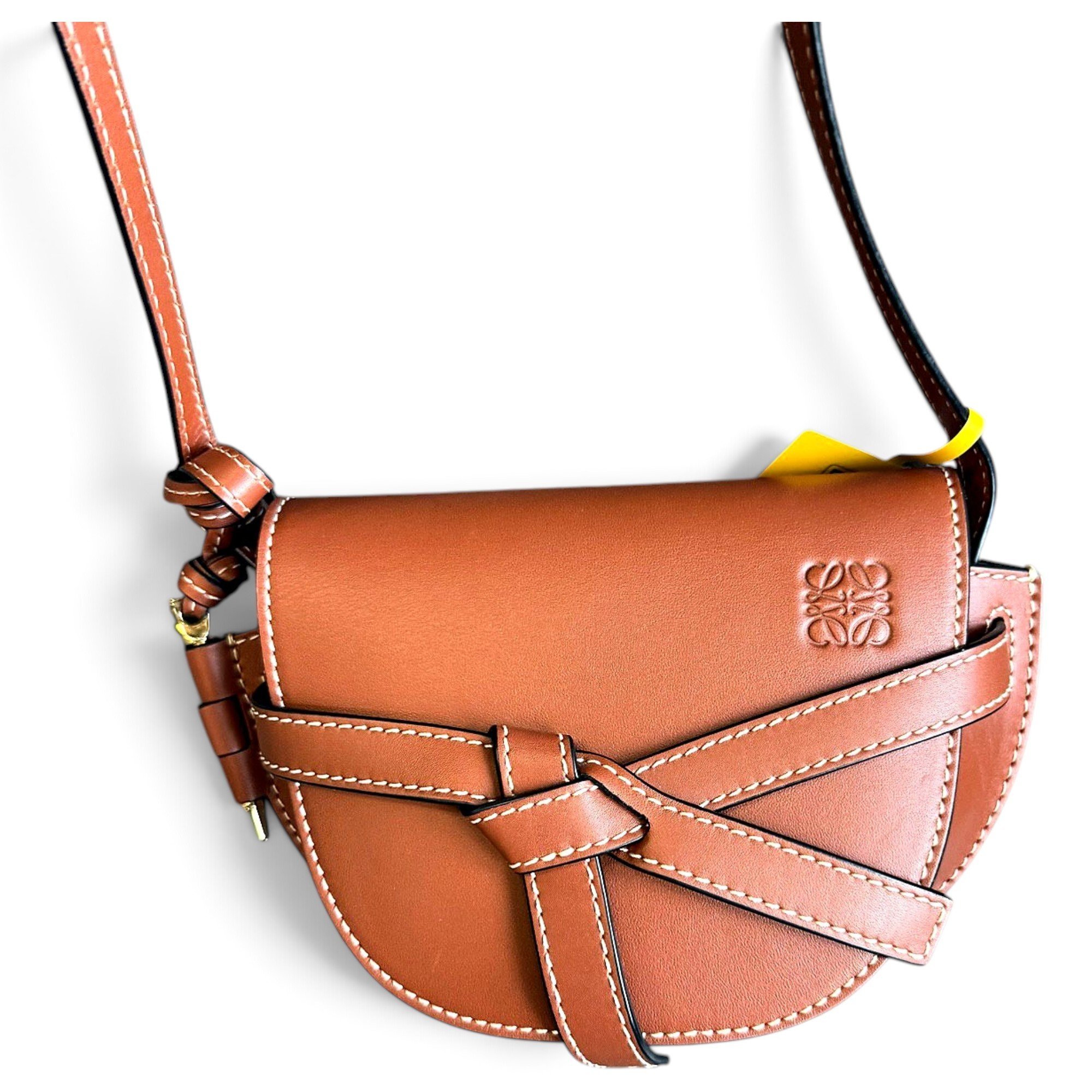 Gate leather crossbody bag