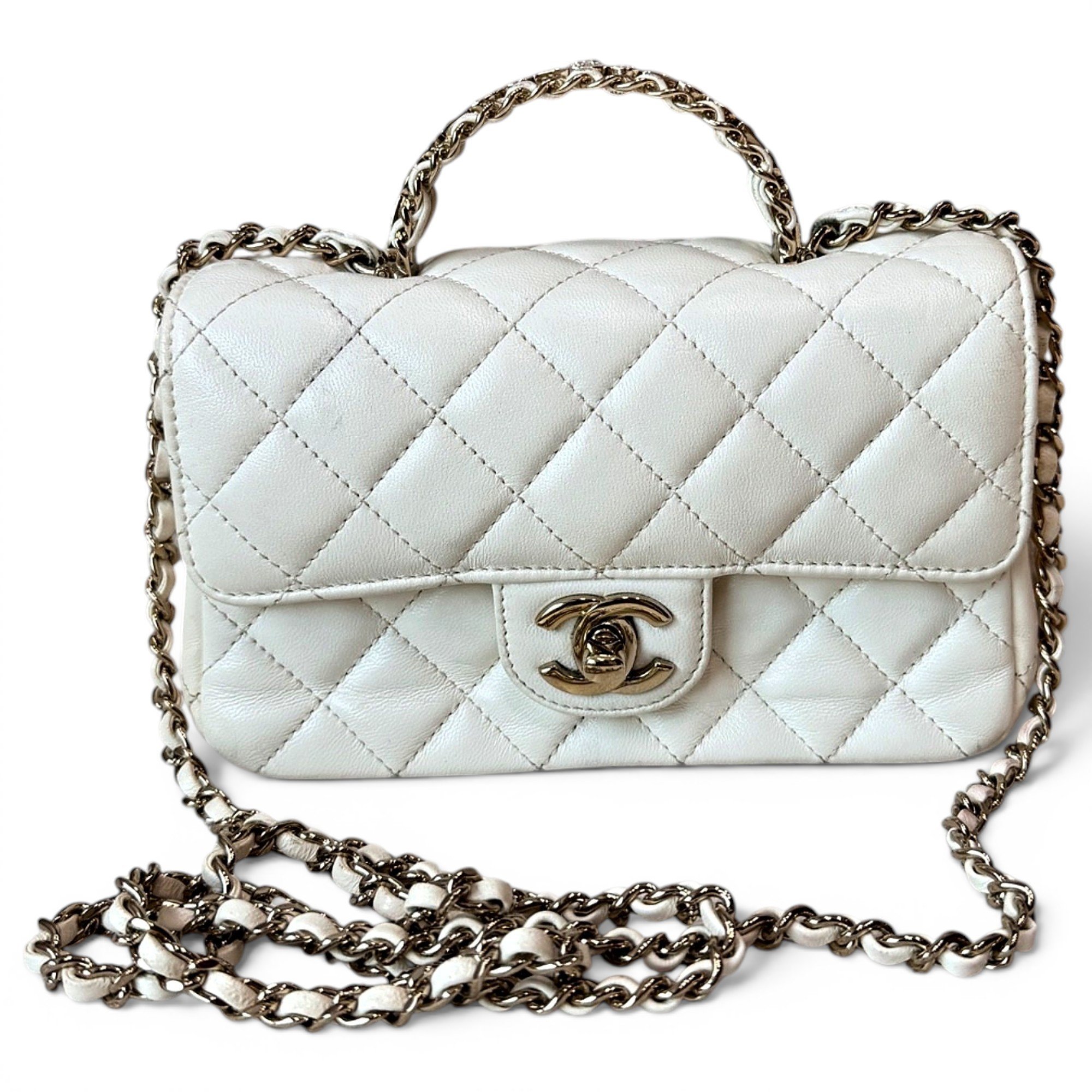 Timeless Classique Top Handle leather handbag
