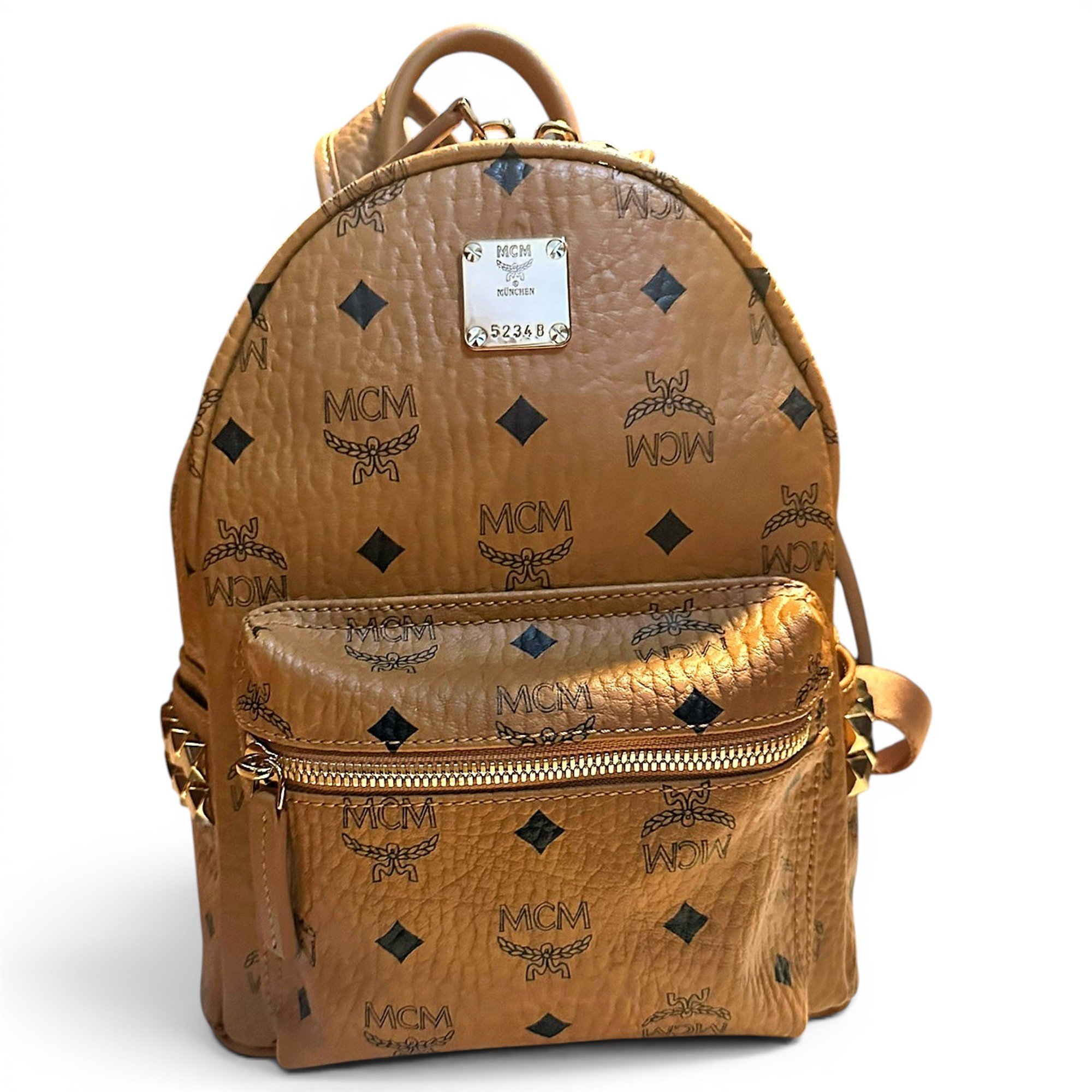 Stark leather backpack