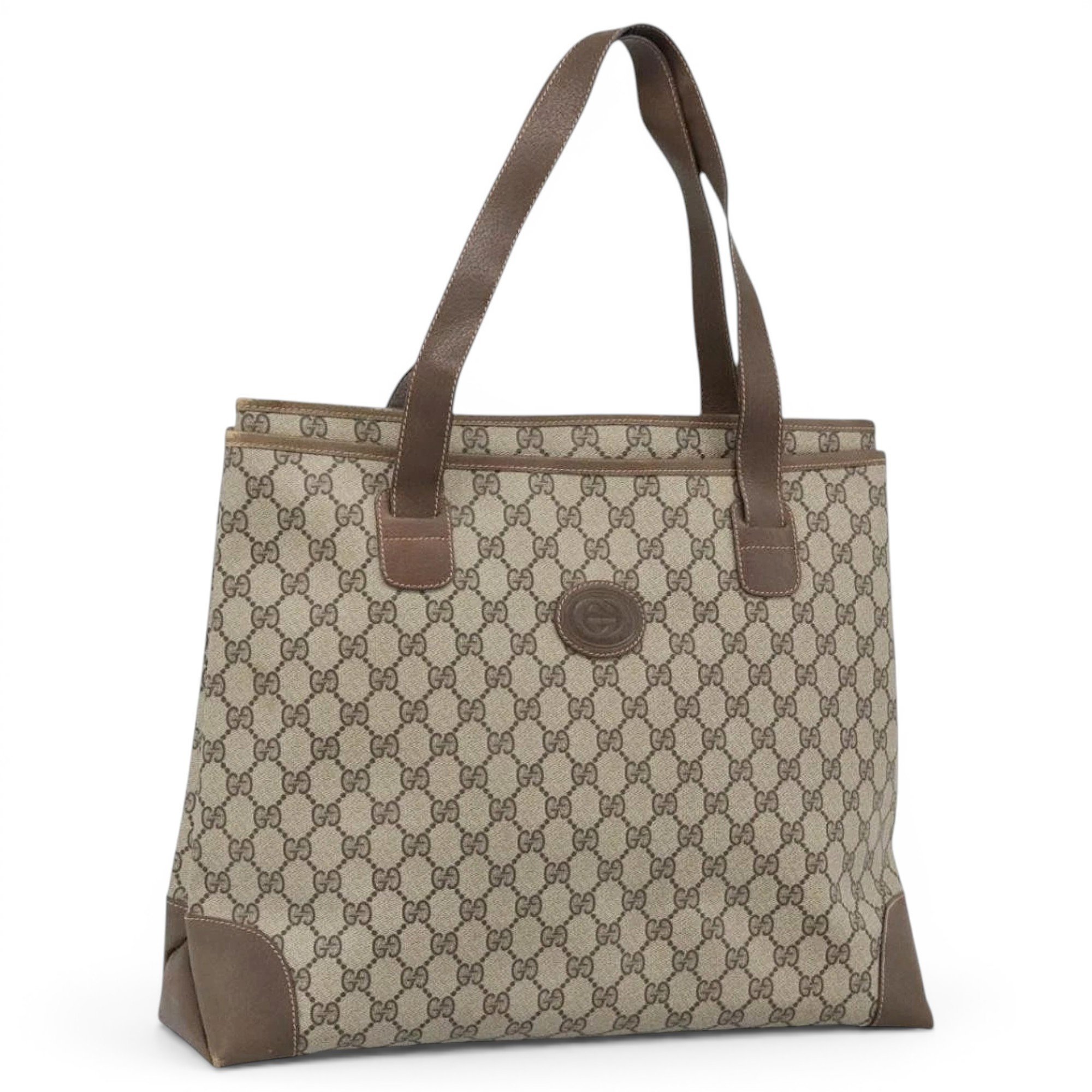 Leather tote