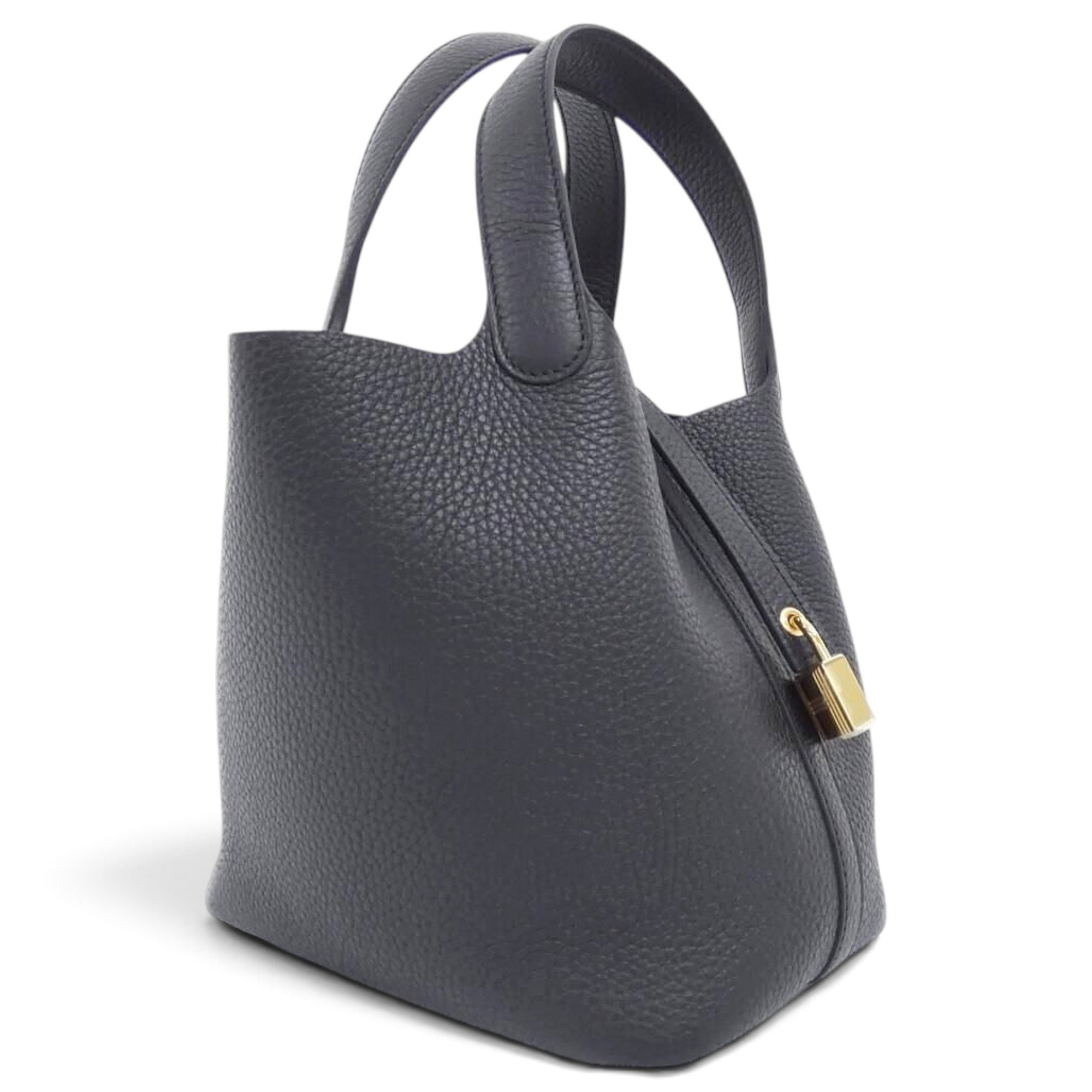 Picotin leather handbag