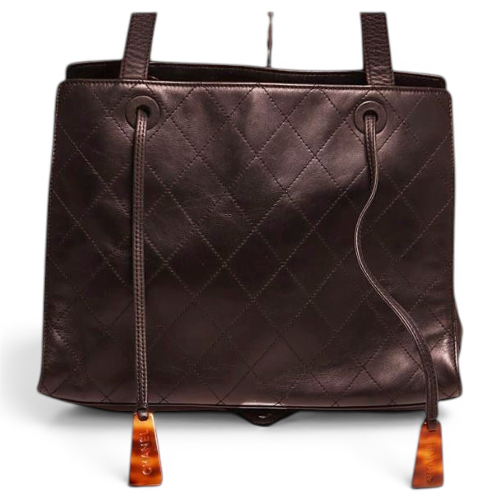 Leather tote