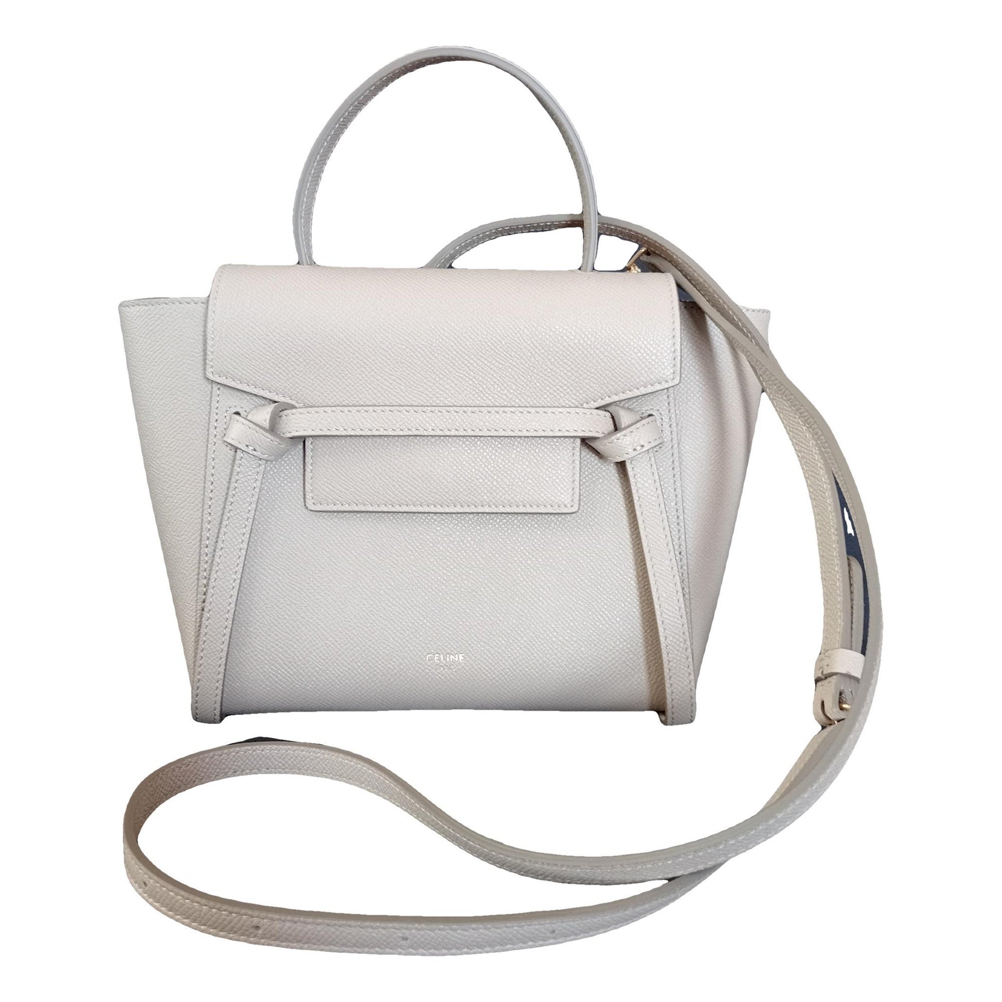 Belt leather handbag
