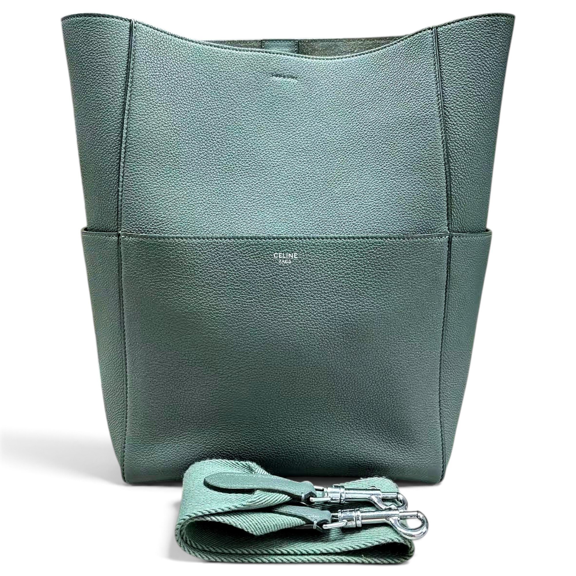Seau Sangle leather tote