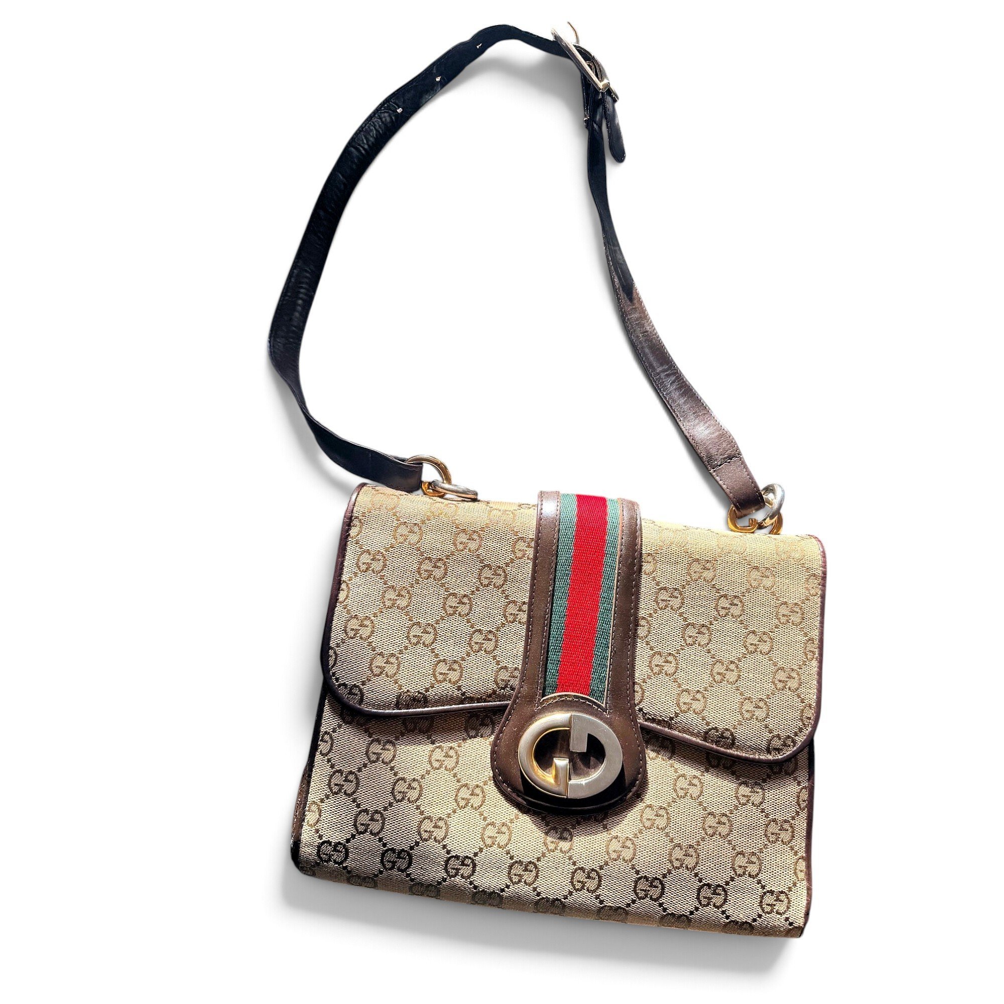 Ophidia leather handbag