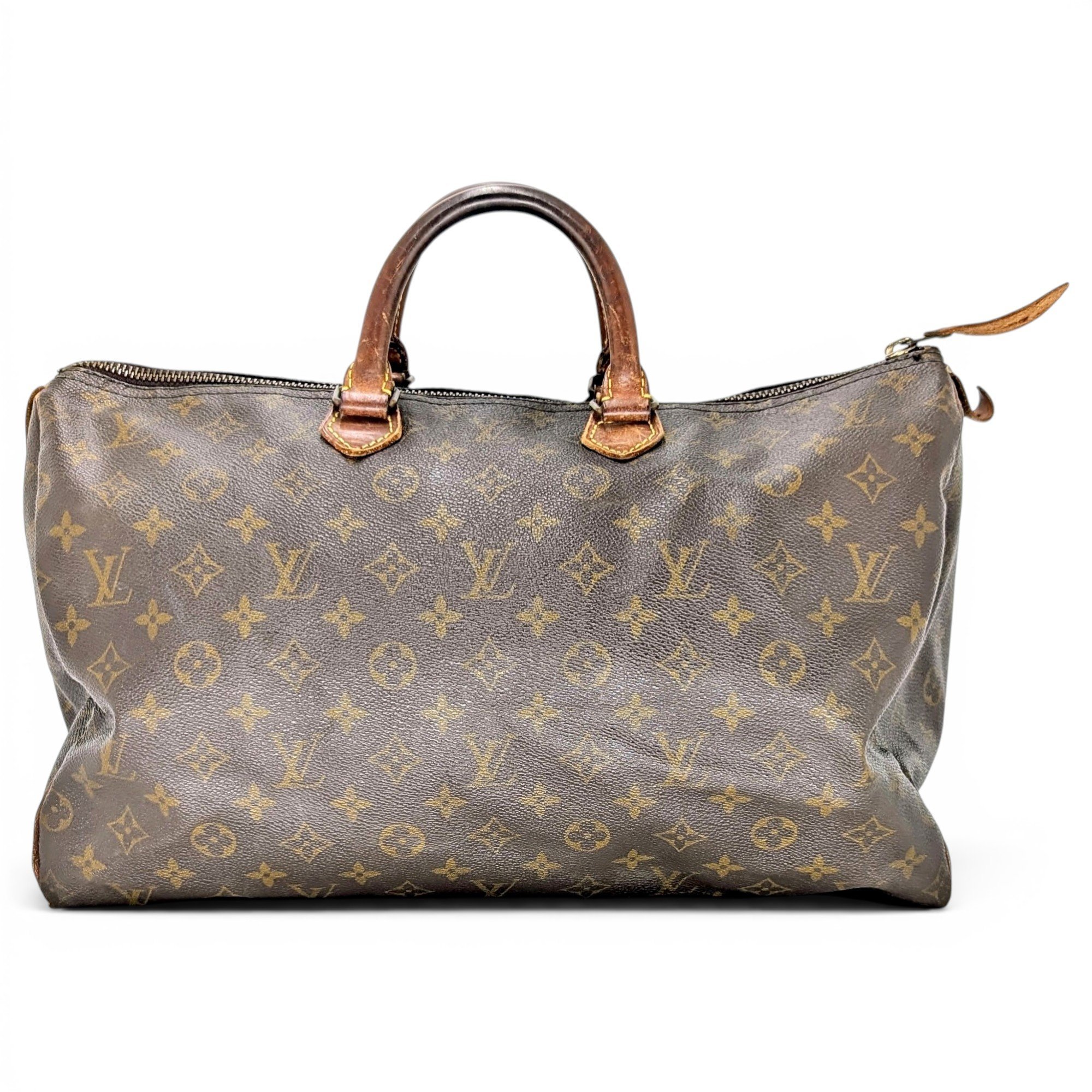 Speedy leather handbag