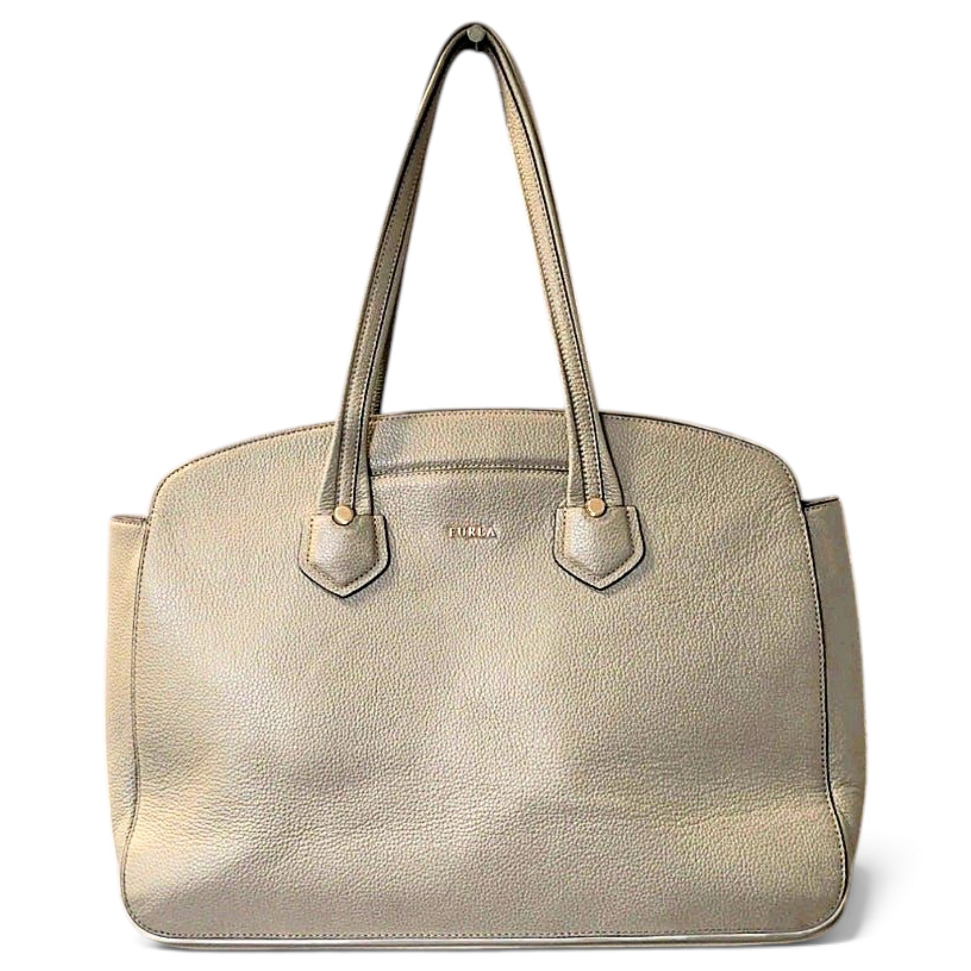Leather tote