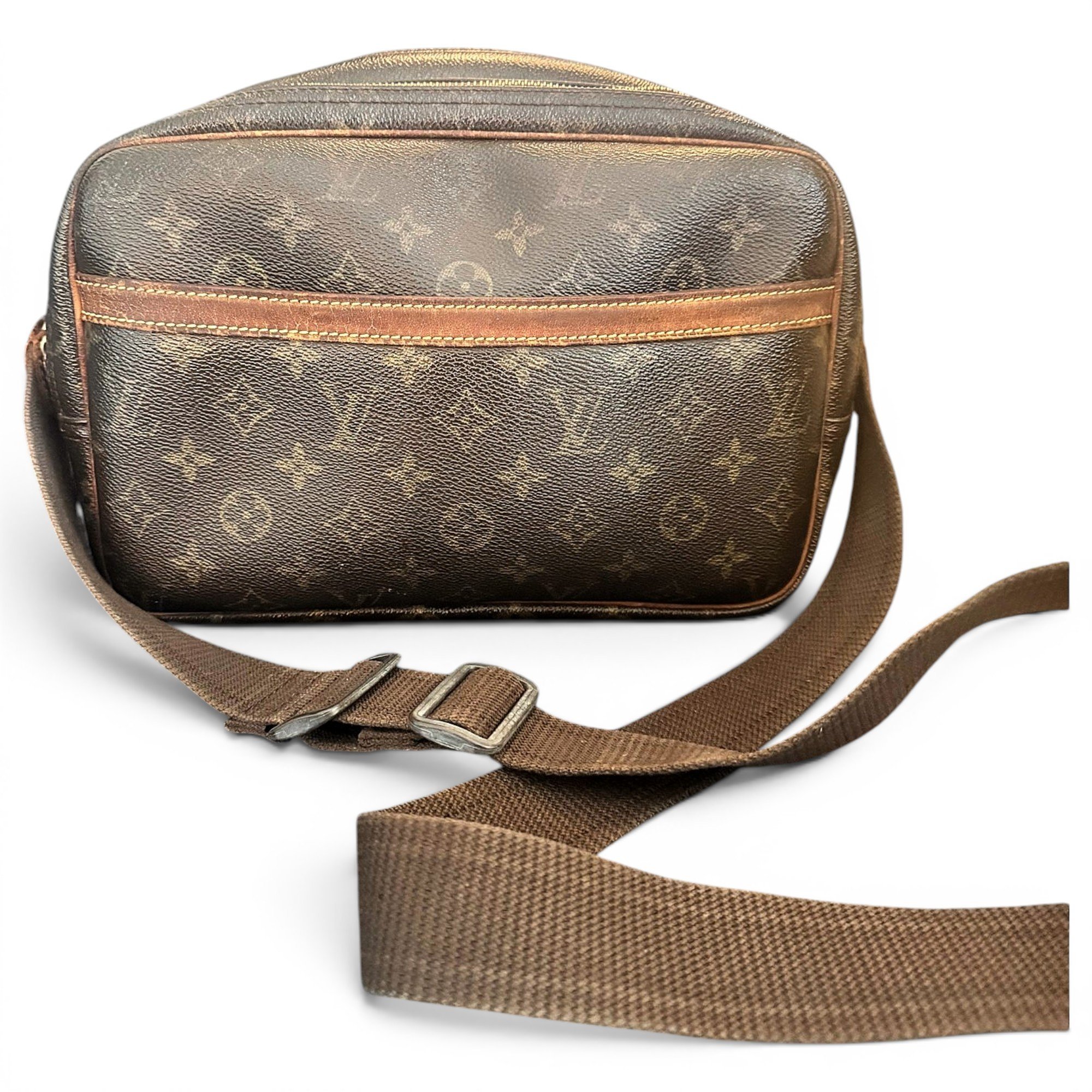 Reporter leather crossbody bag