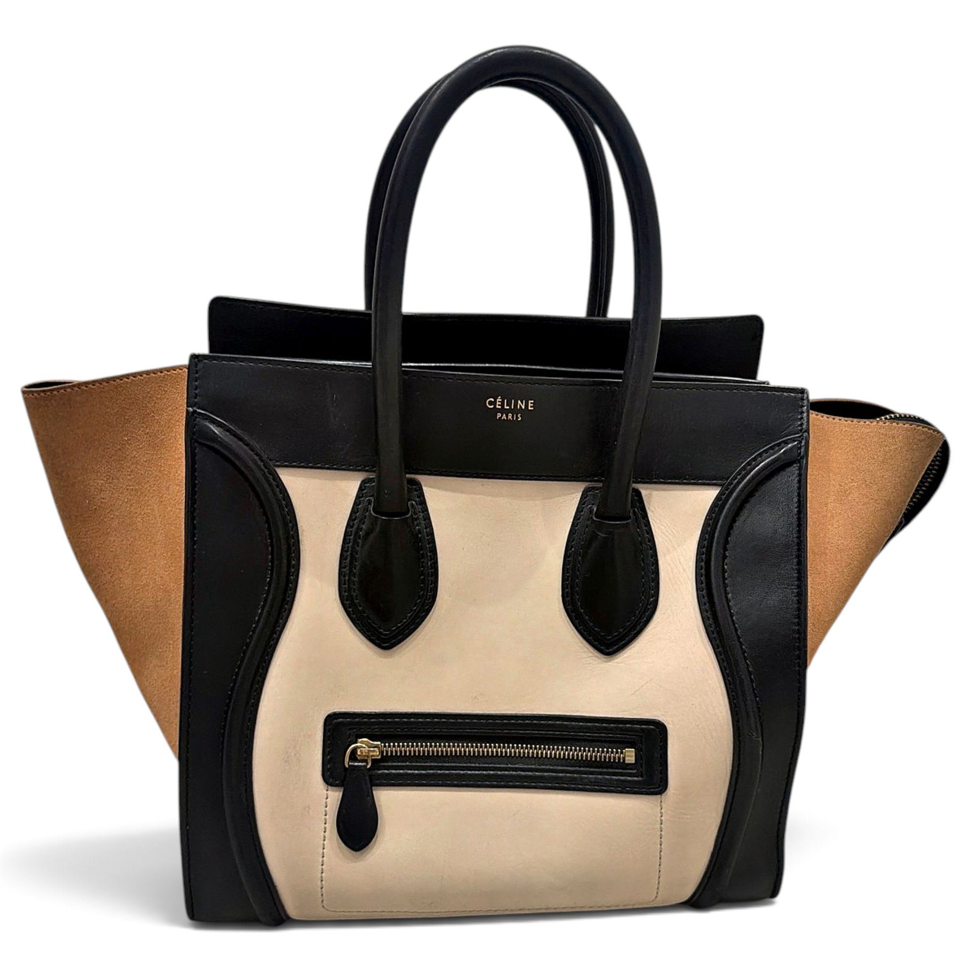 Luggage leather tote