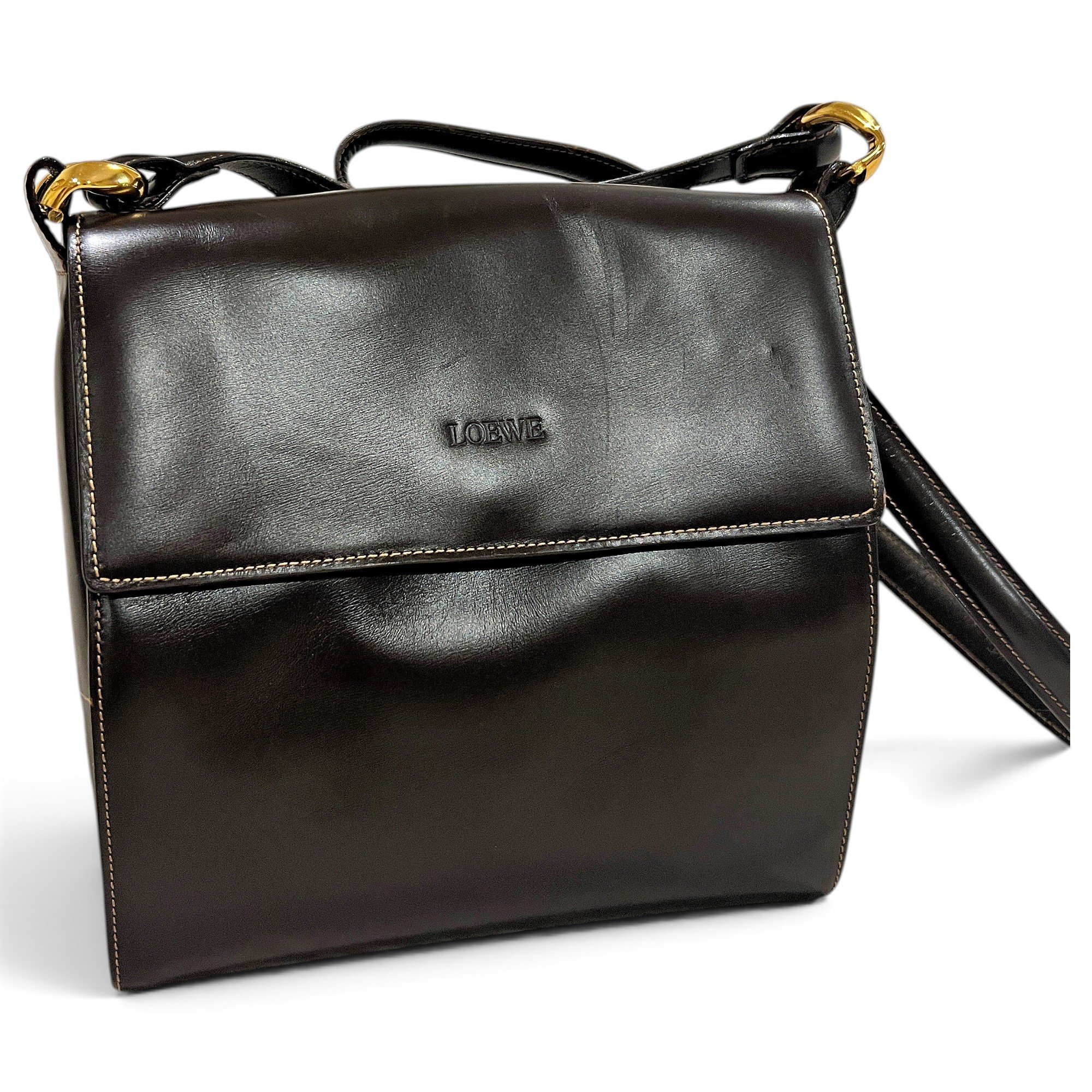 Leather crossbody bag