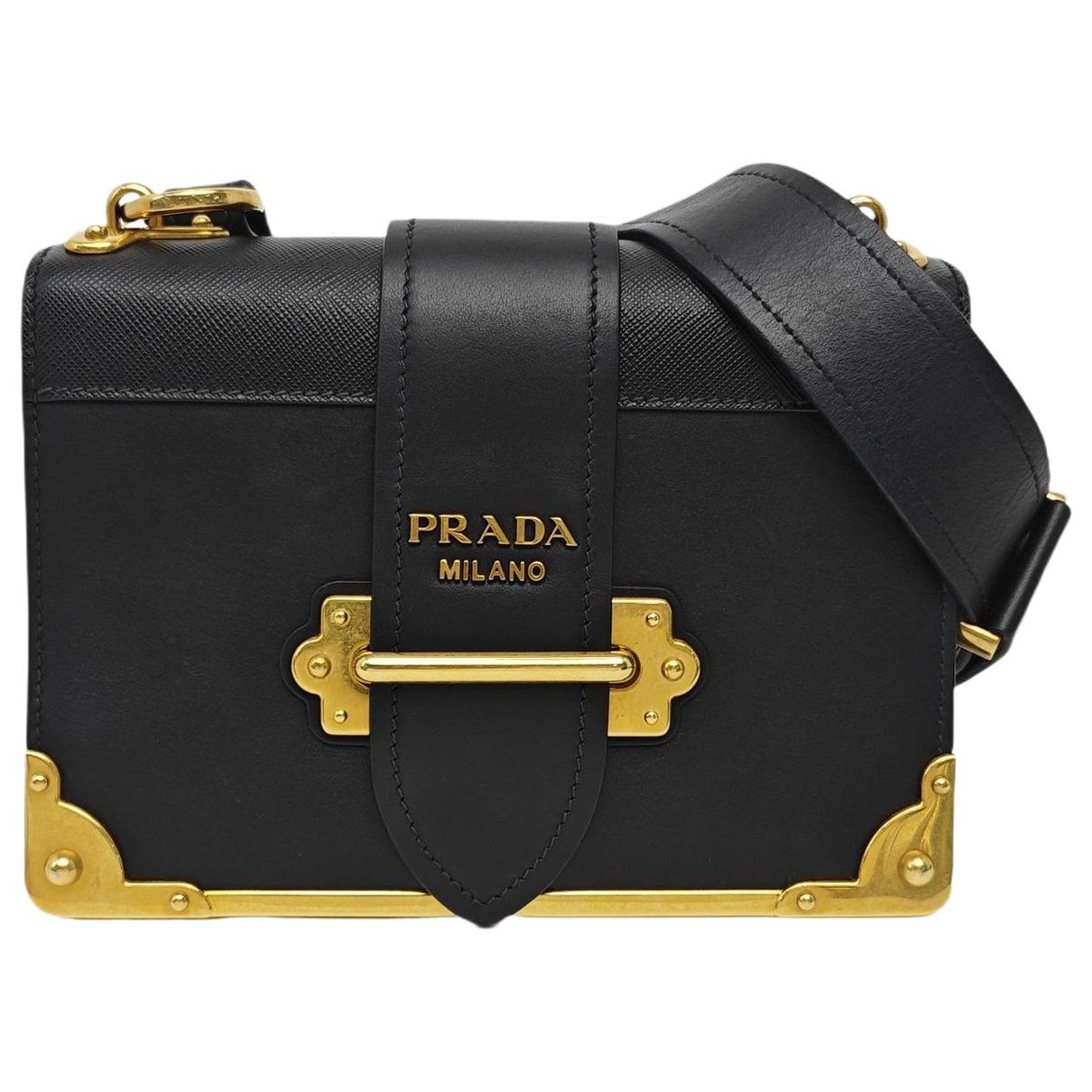 Cahier leather handbag
