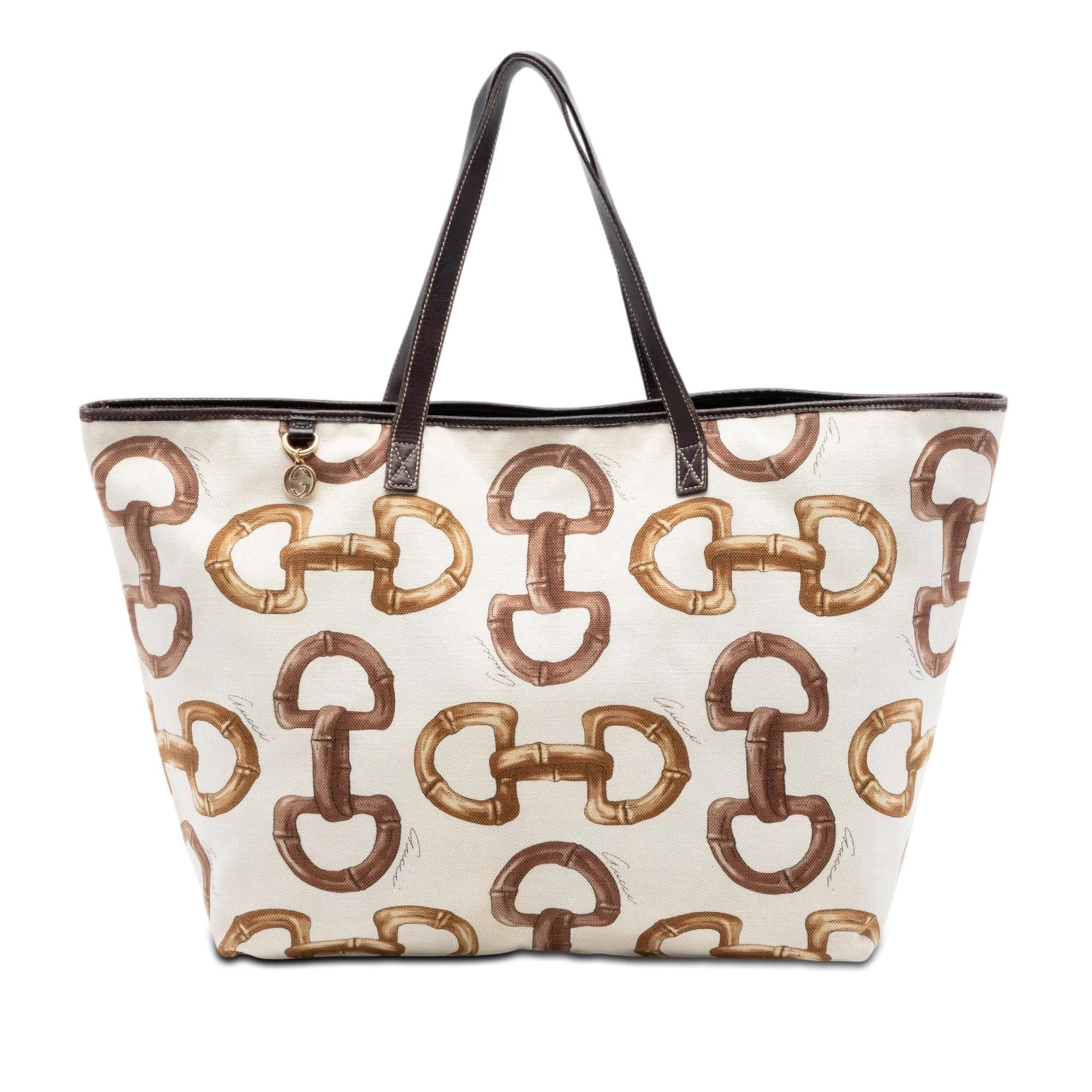Bamboo leather tote