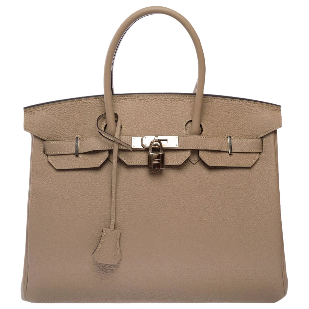 Birkin 35 leather handbag