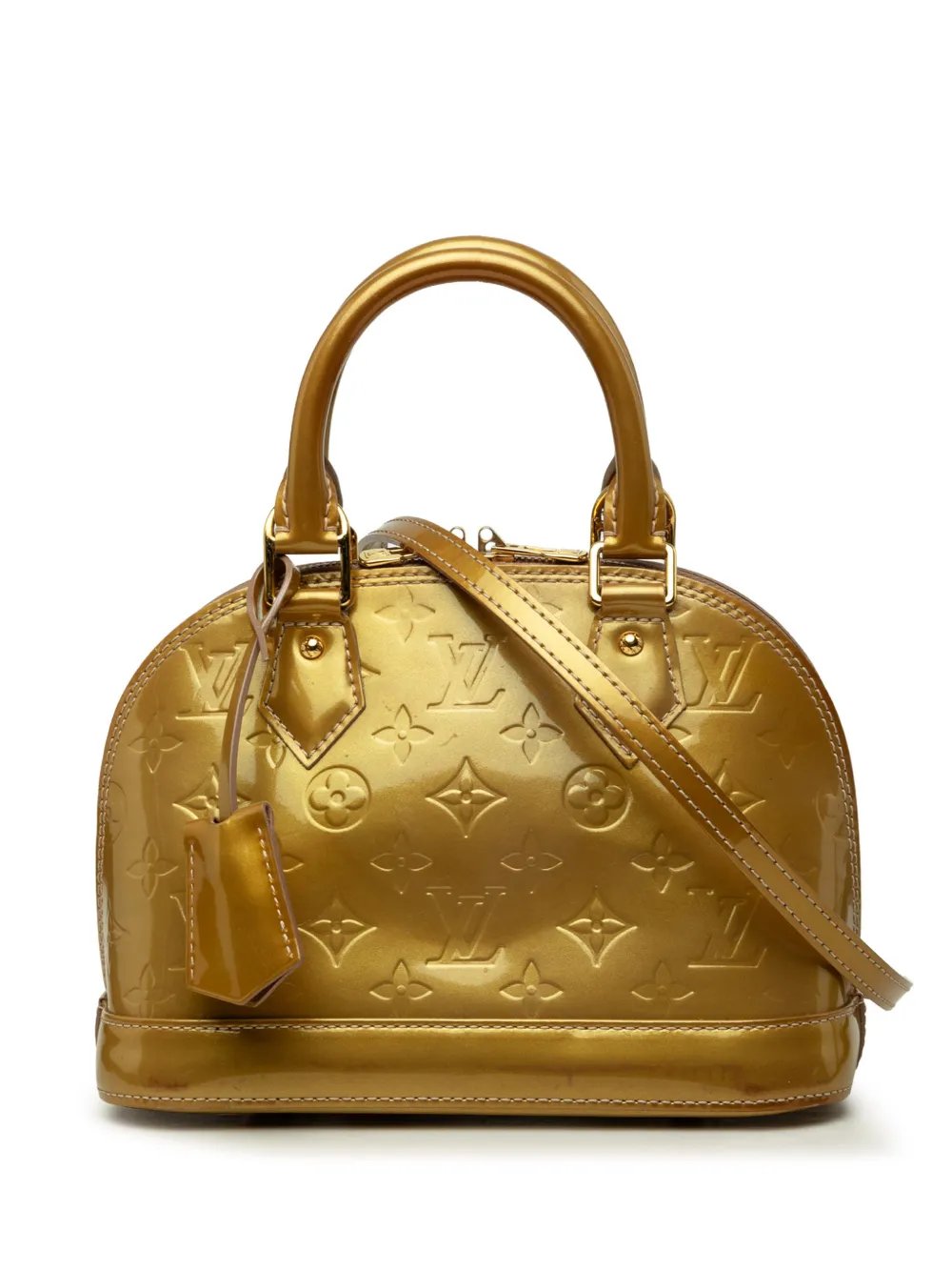 2012 Monogram Vernis Alma BB satchel