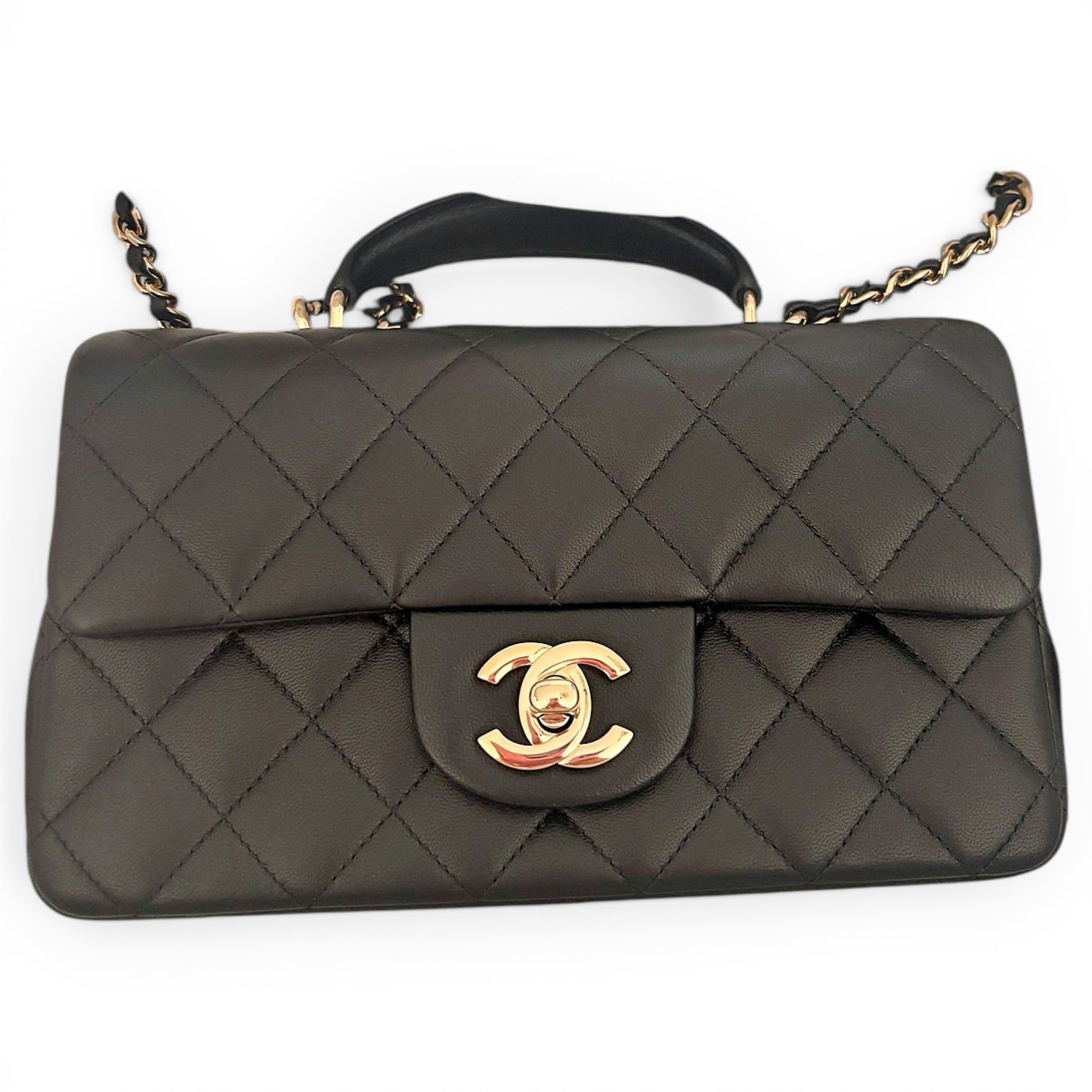 Timeless Classique Top Handle leather handbag