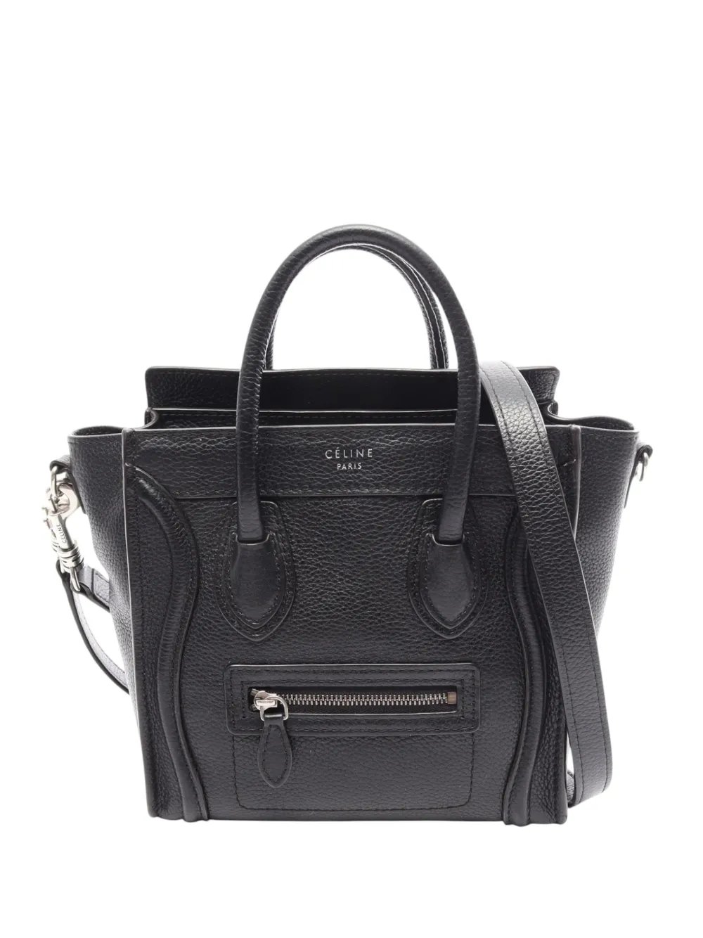 2000-2026 Nano Drummed Calfskin Luggage tote bag