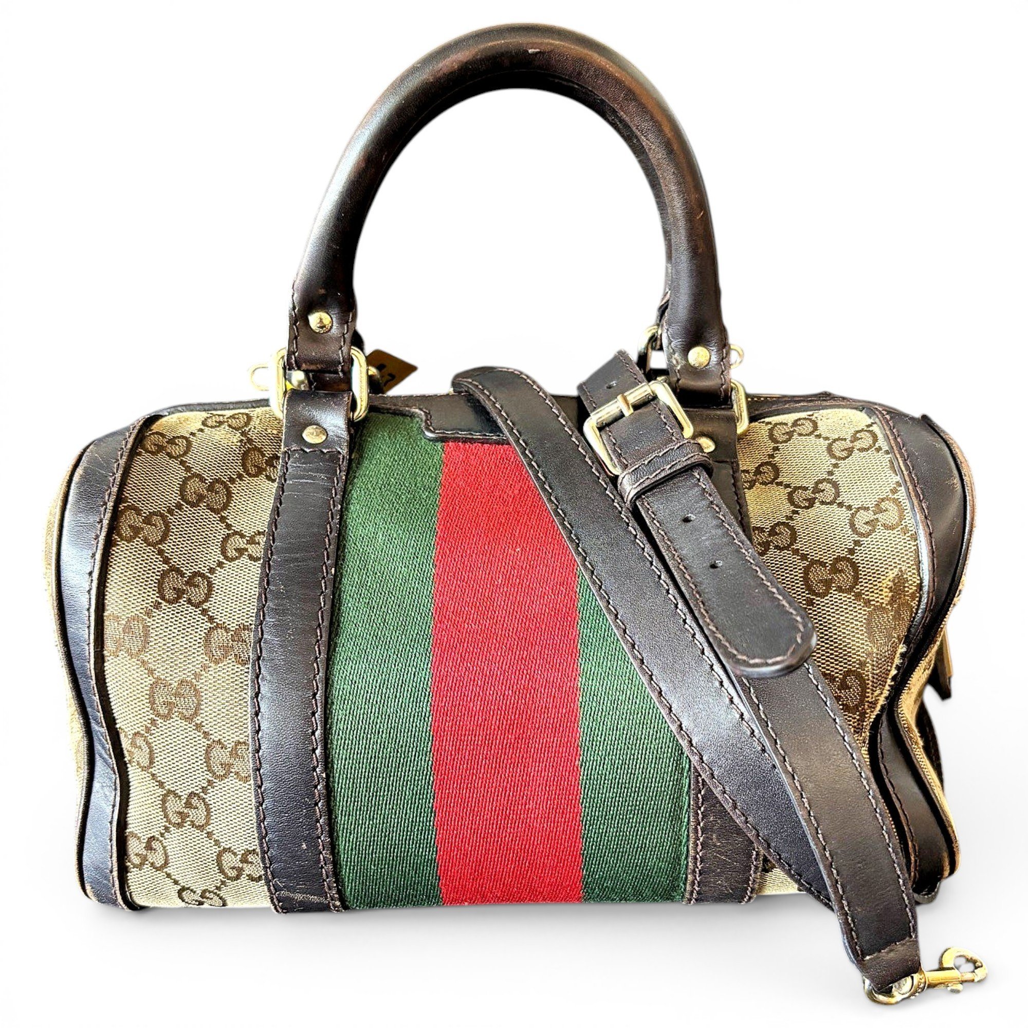 Ophidia Boston cloth handbag