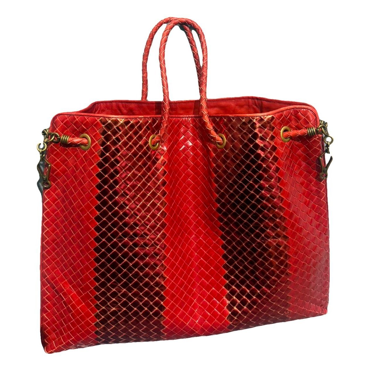 Leather tote
