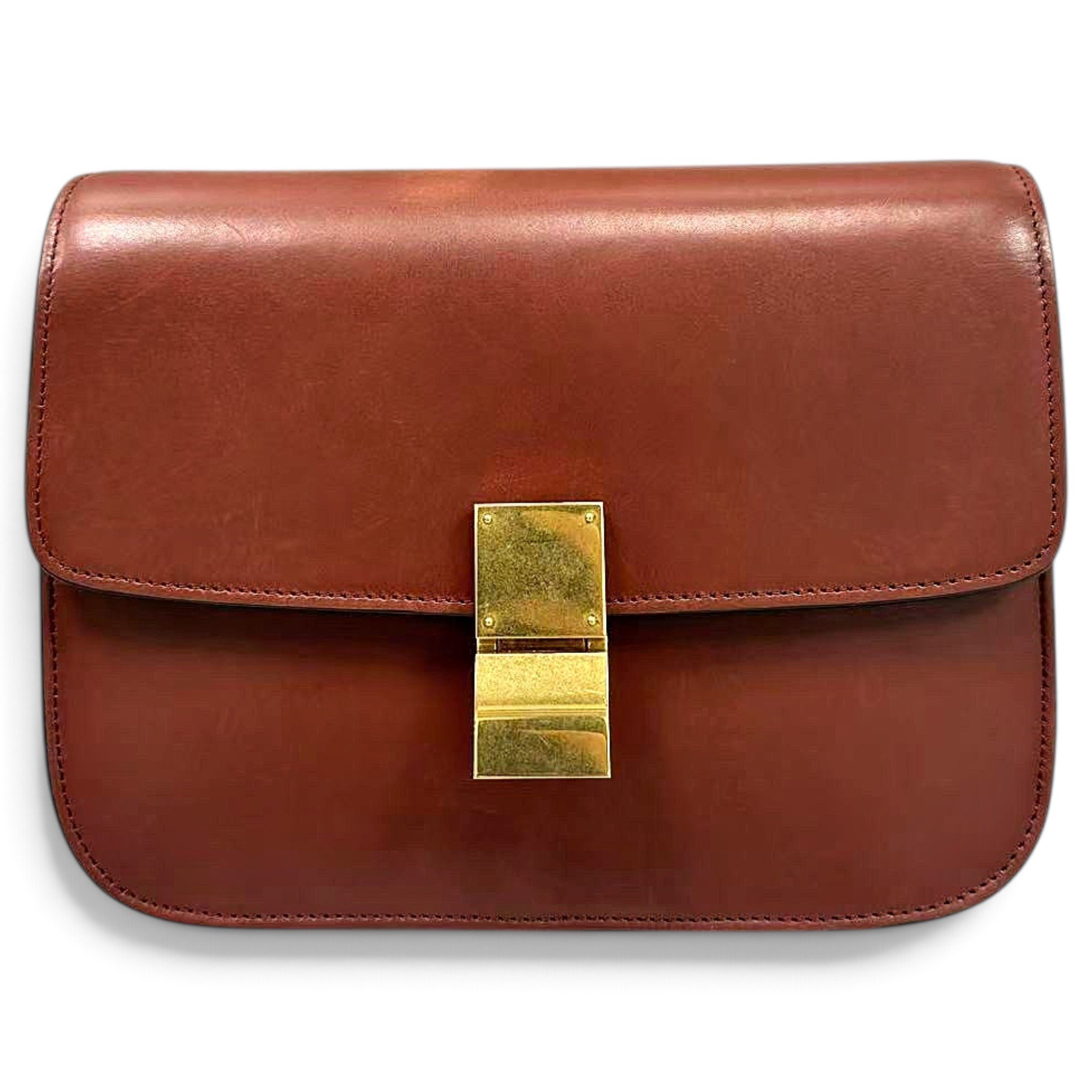 Classic leather handbag