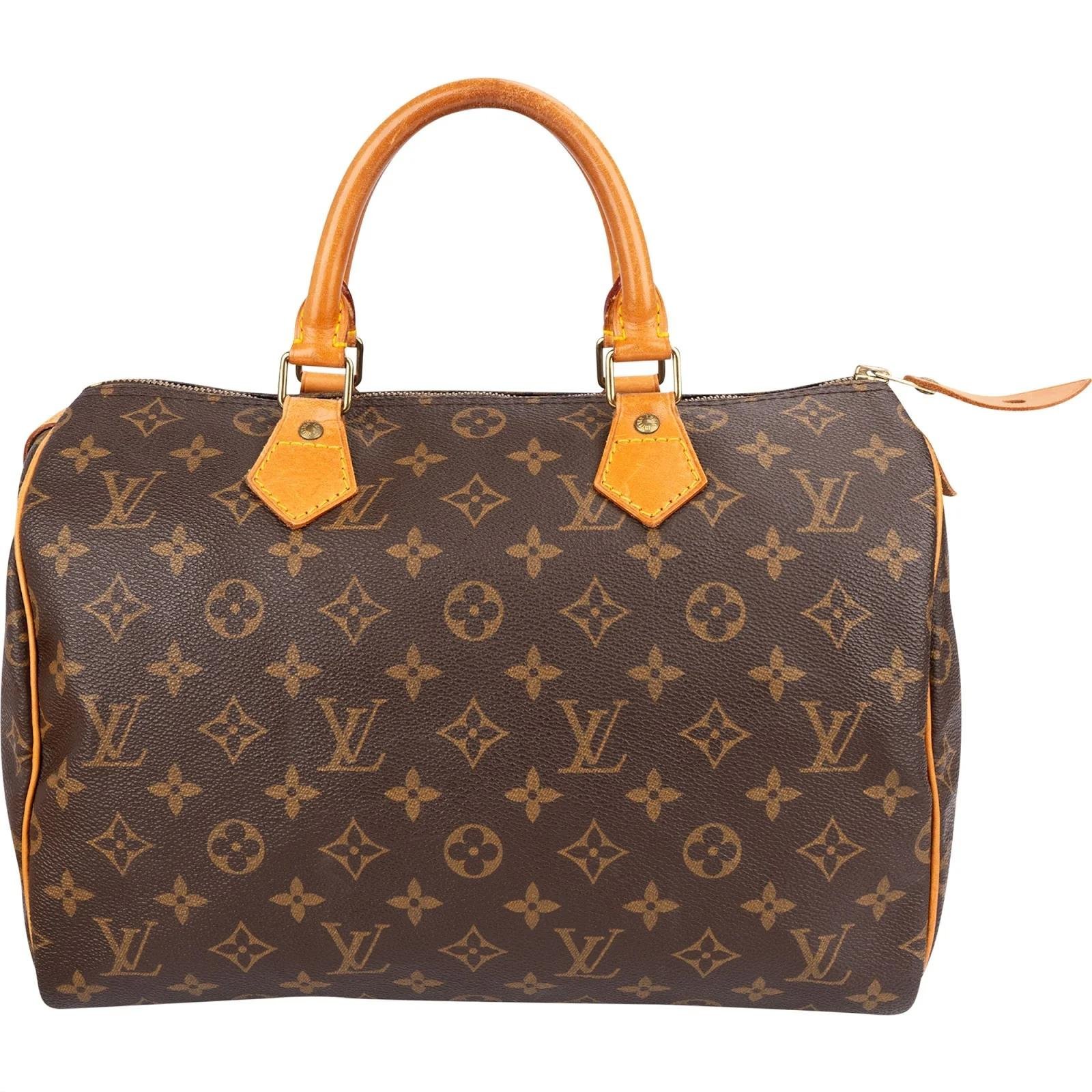 Speedy leather handbag
