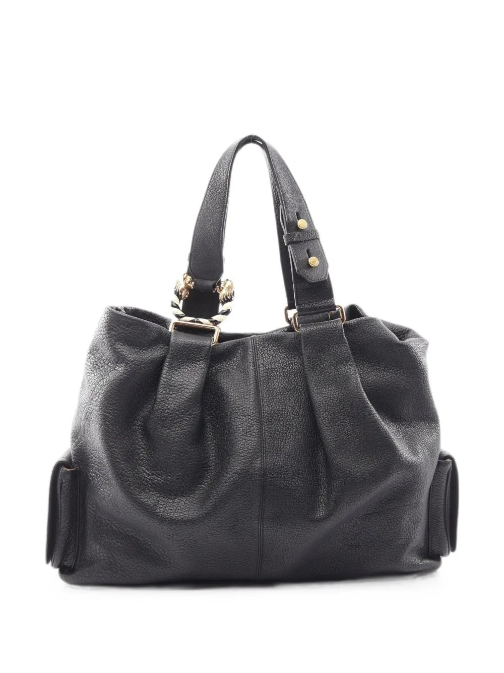 2010s Leoni pebbled tote bag