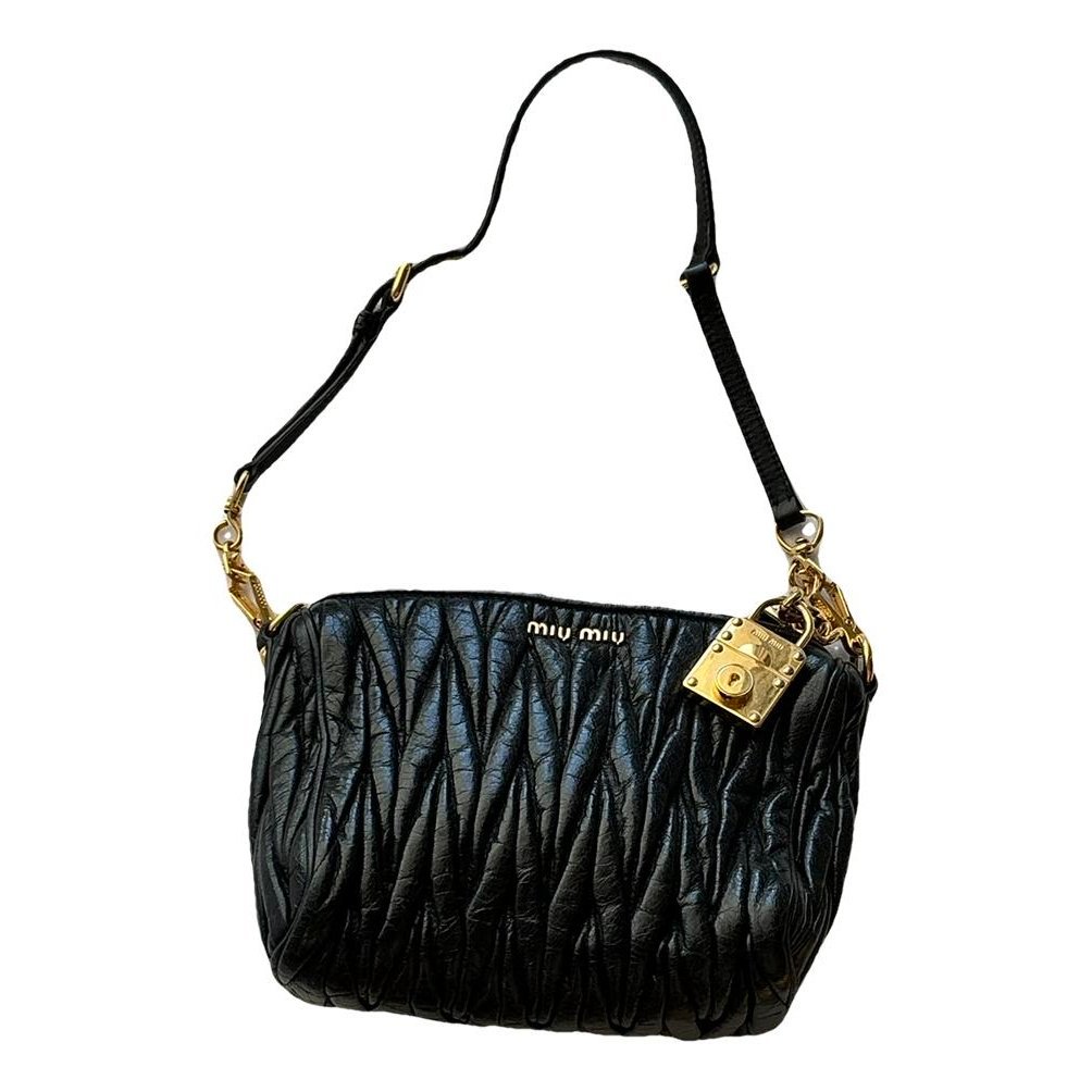 Miu Wander leather handbag