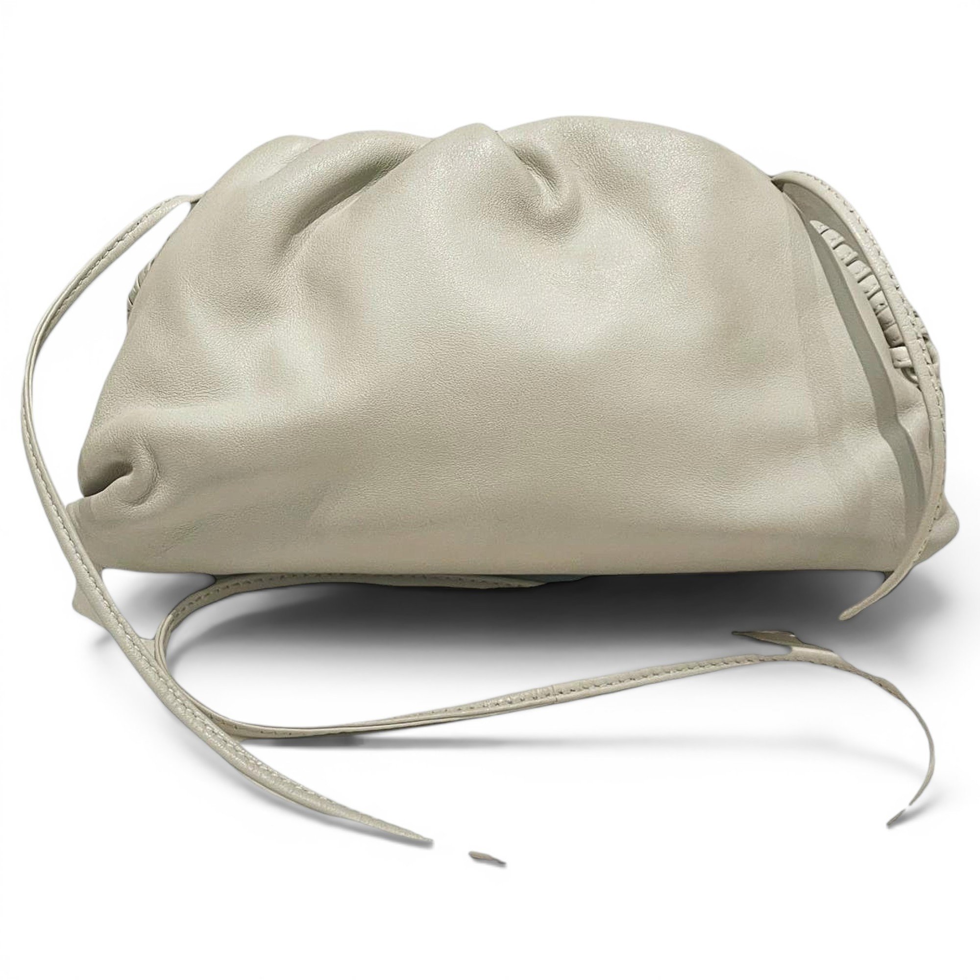Pouch leather handbag