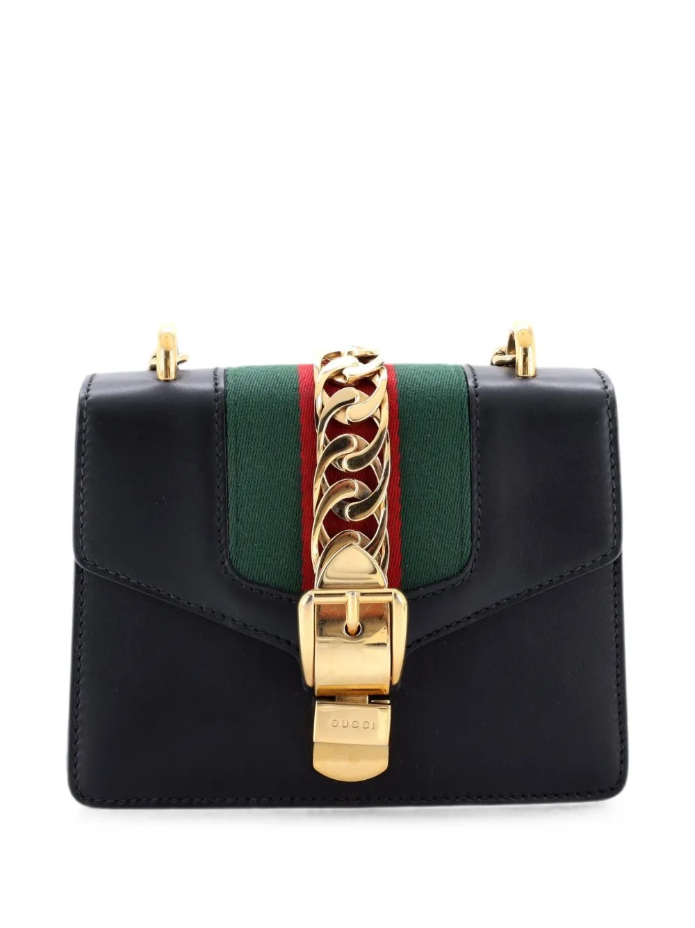Sylvie Chain Shoulder Bag Leather Mini crossbody bag