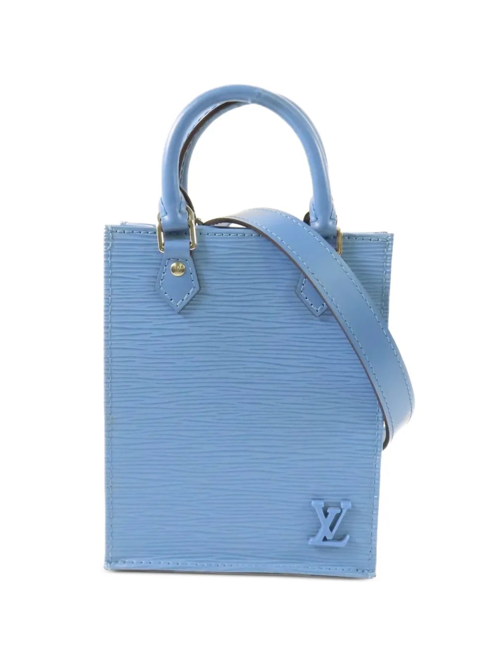 Petit Sac Plat two-way calfskin handbag