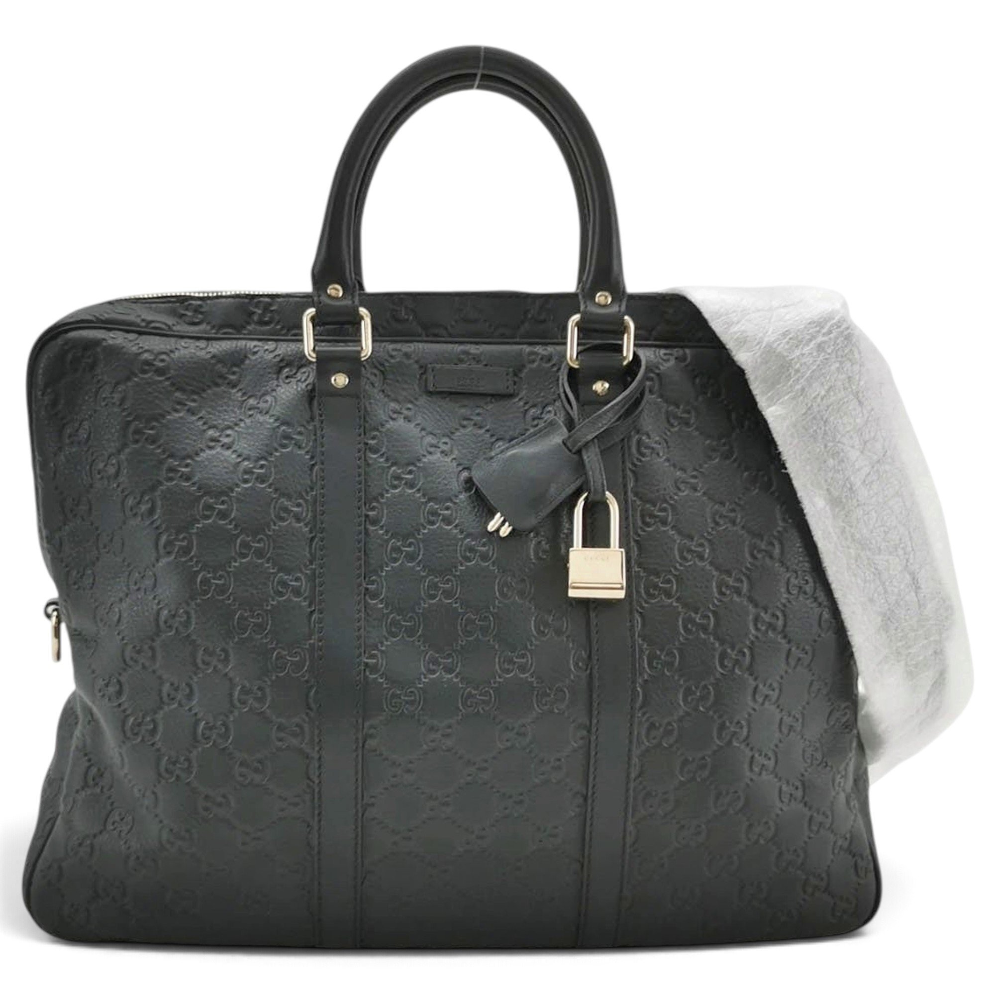 Leather handbag