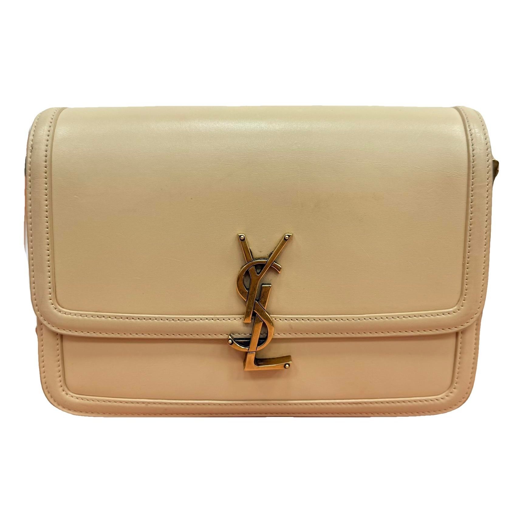 Solférino leather handbag