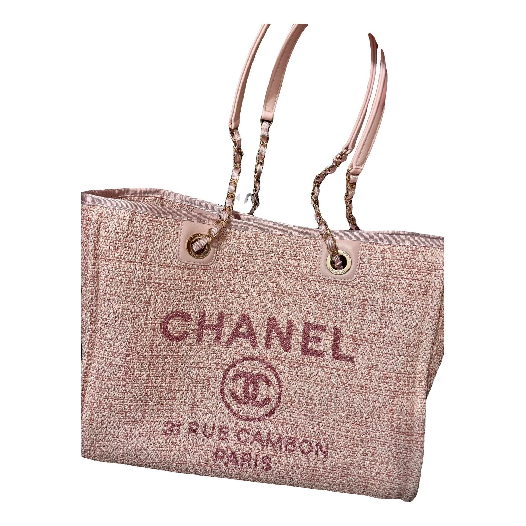 Deauville Chain tweed tote