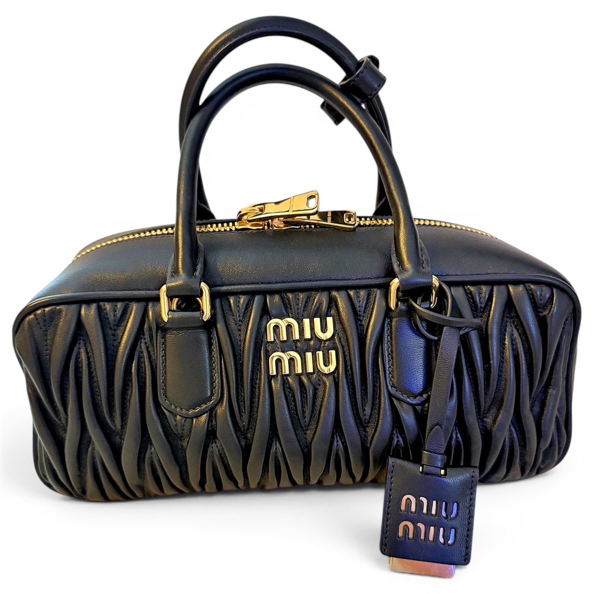 Arcadie leather handbag