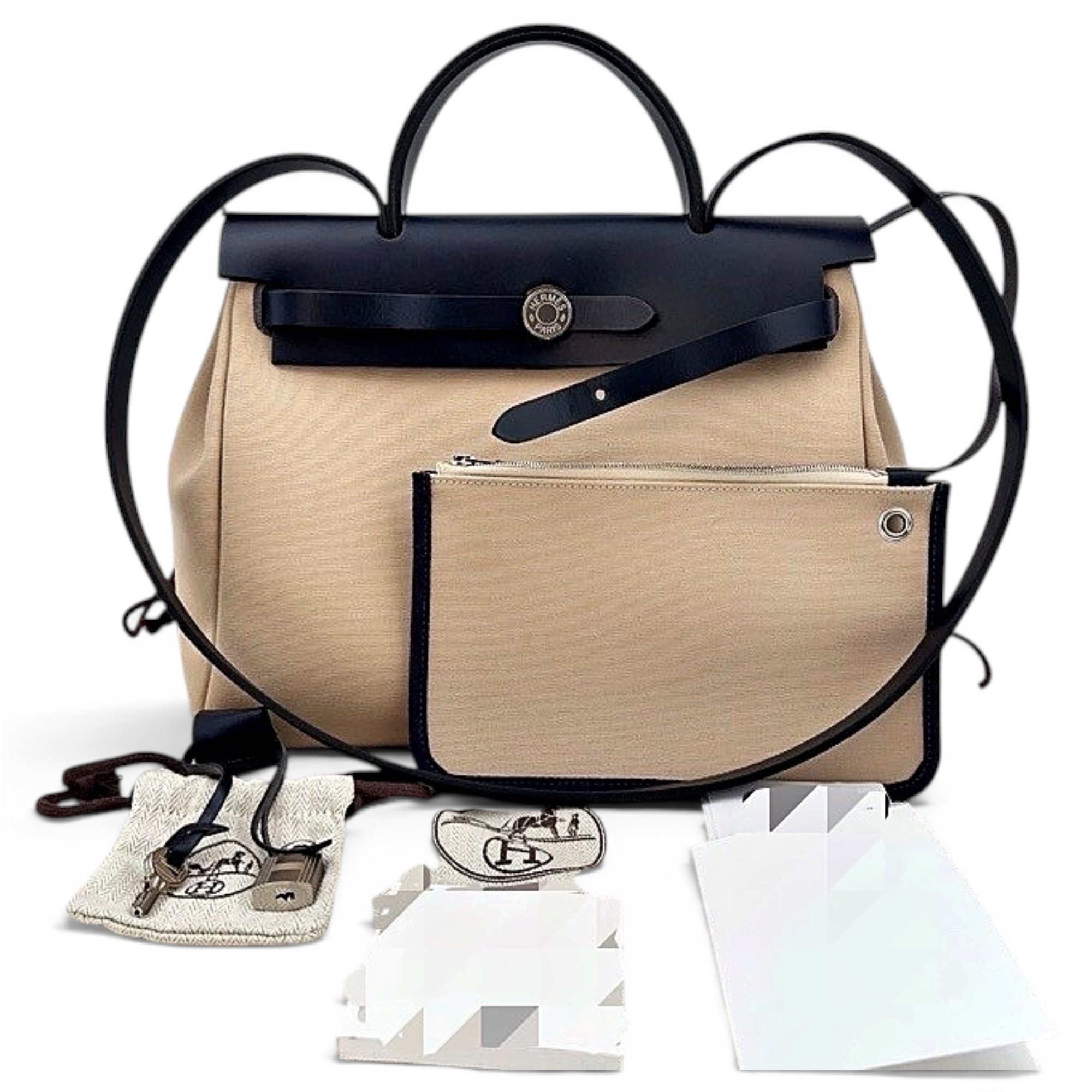 Herbag leather handbag