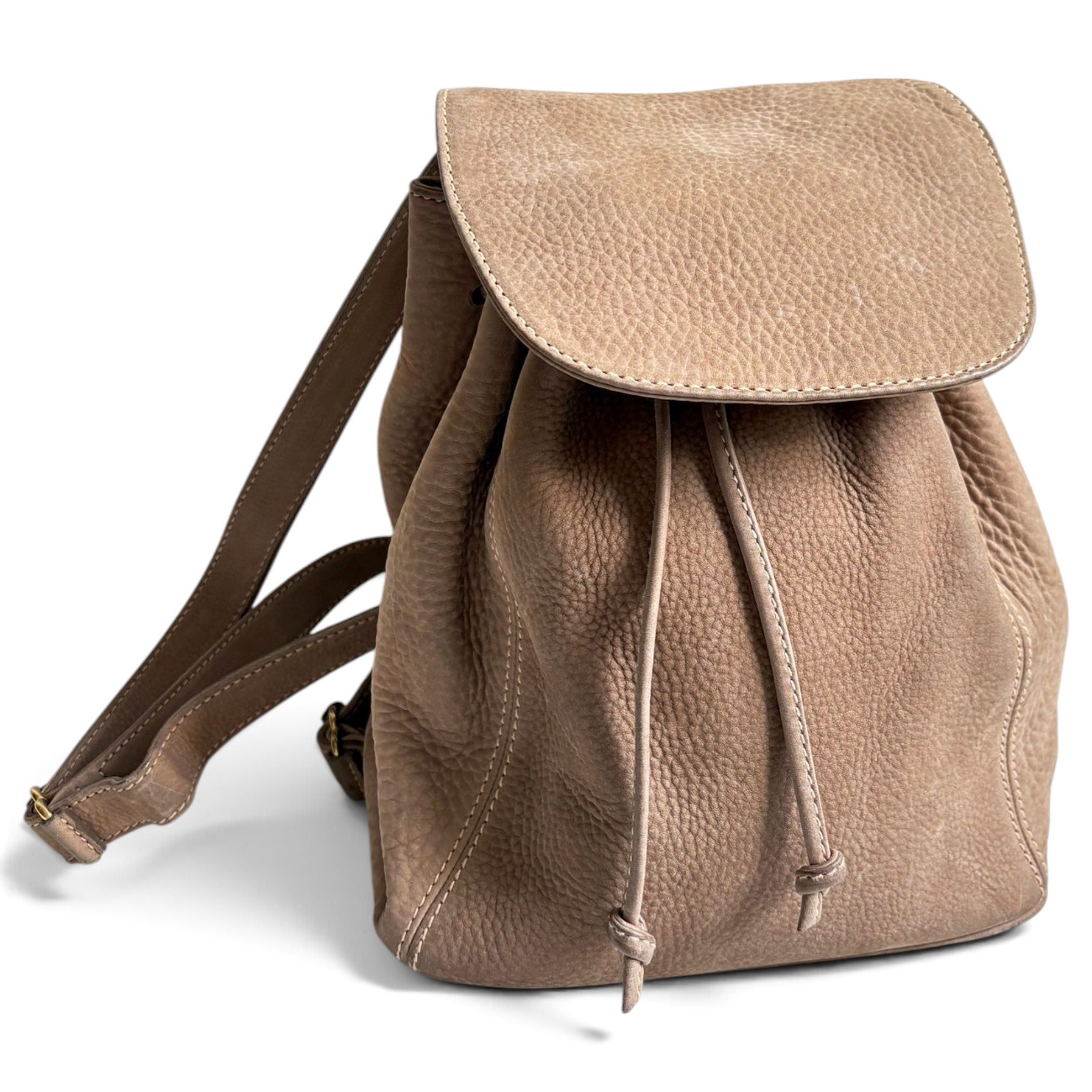 Leather backpack