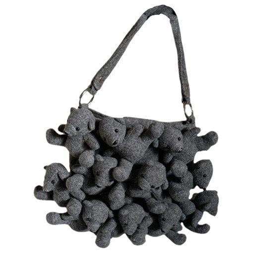 Moschino Biker wool handbag