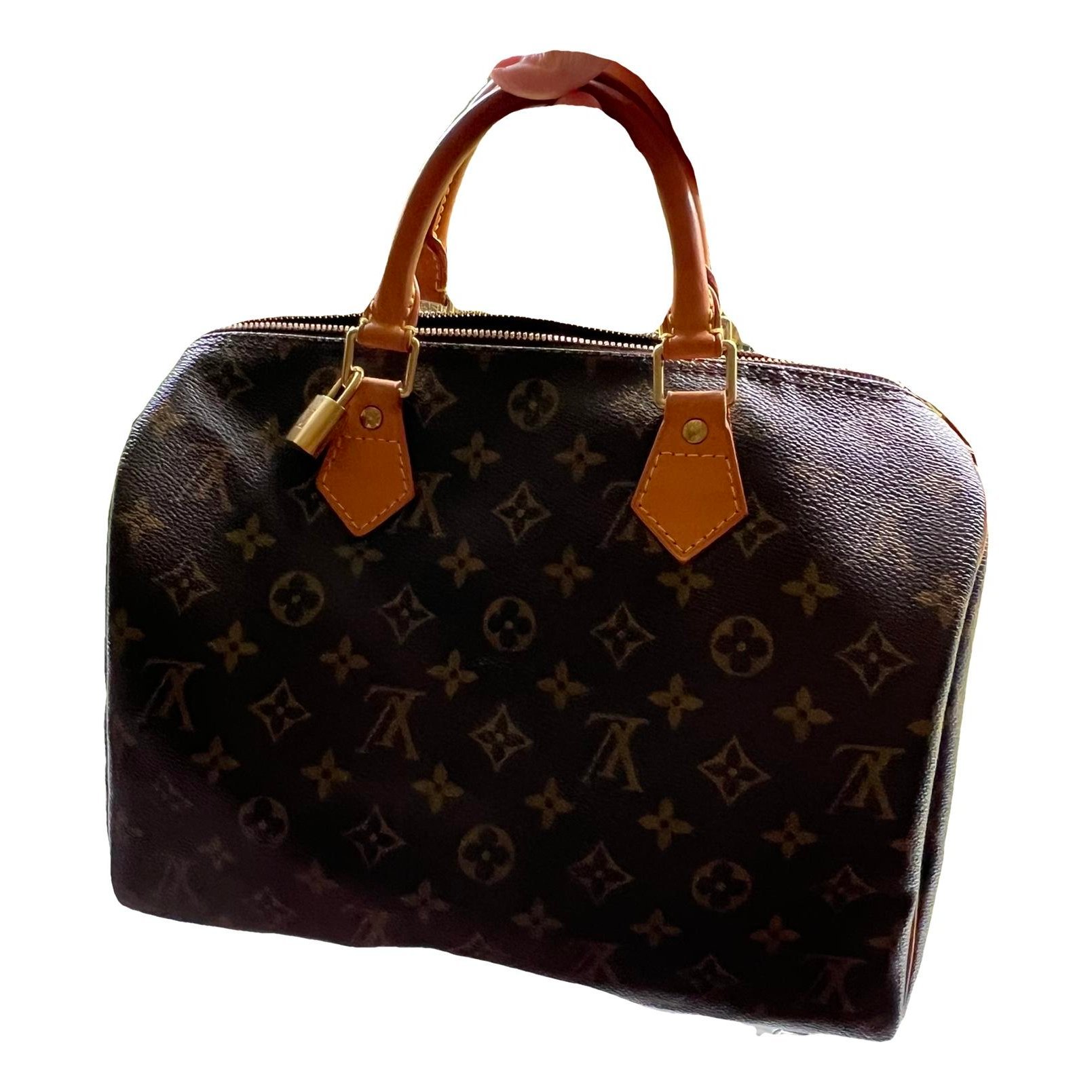 Speedy leather handbag
