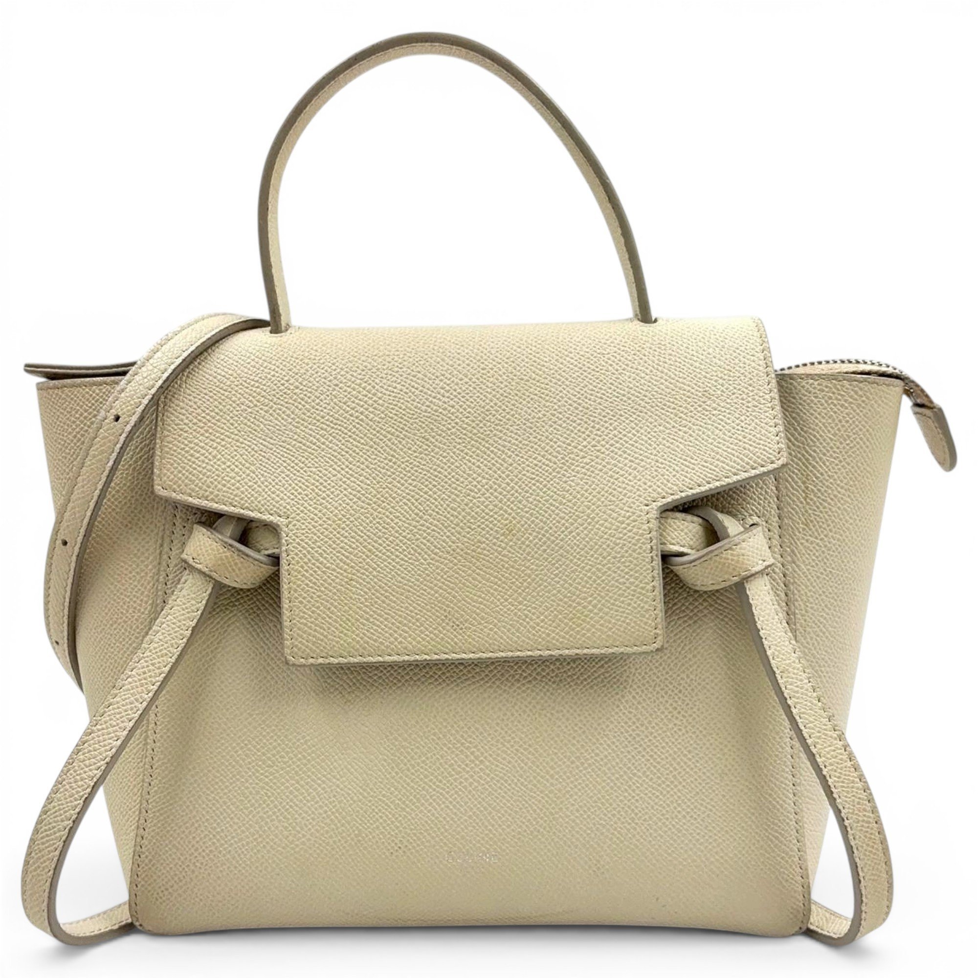 Belt leather handbag