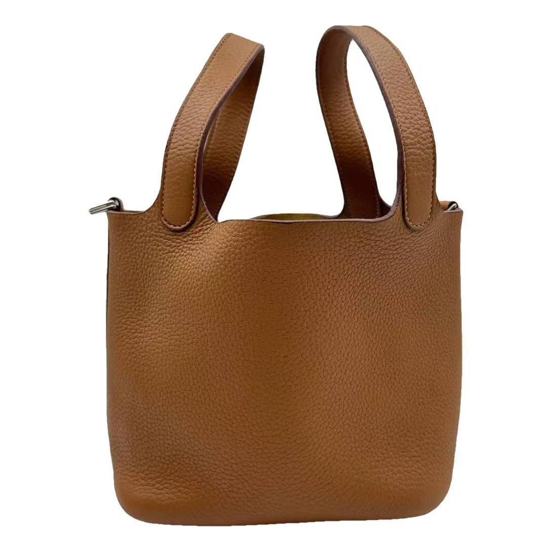 Picotin leather handbag