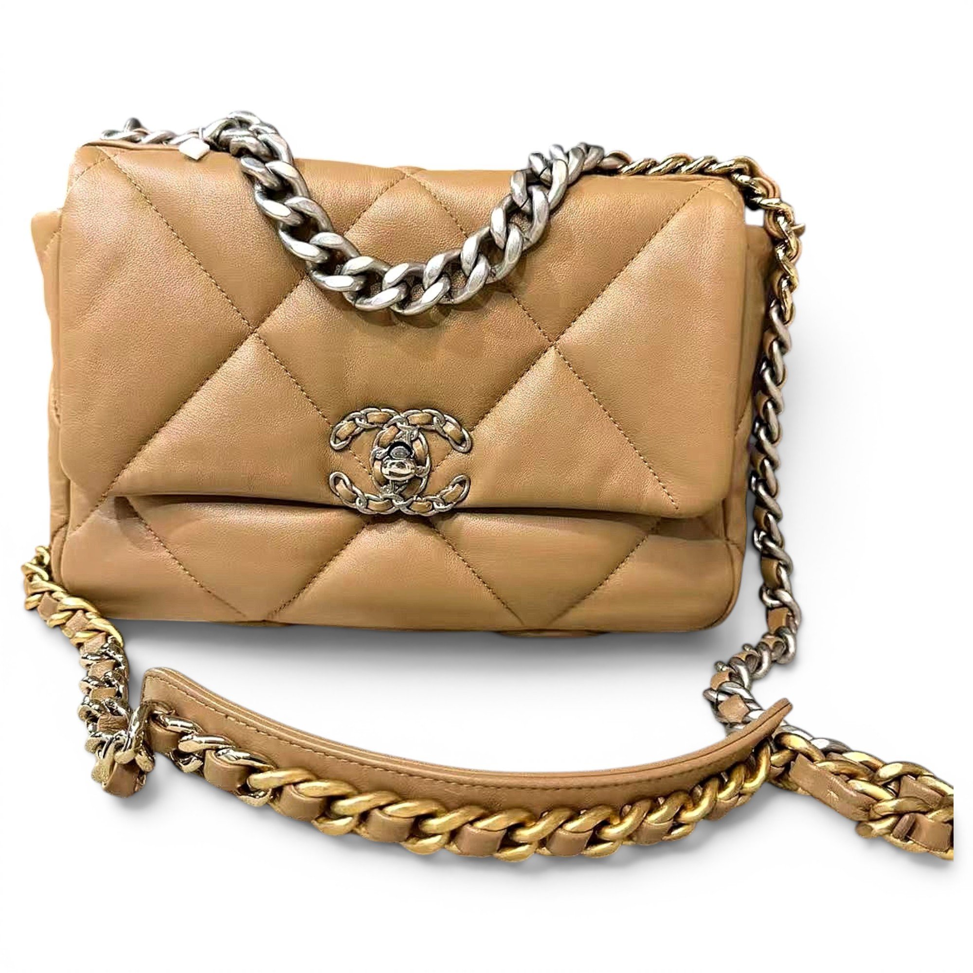 Chanel 19 leather handbag
