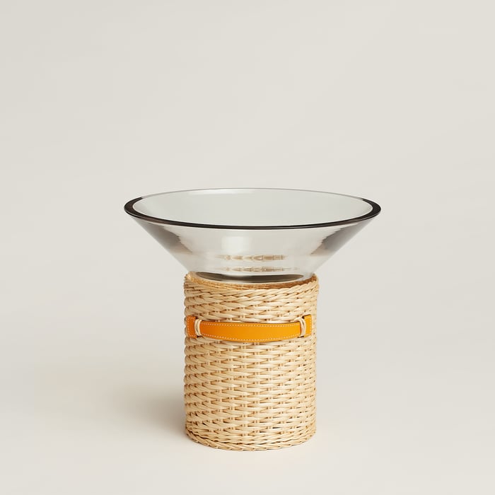 Jaune d'Or Delta Oseraie Vase, Small Model