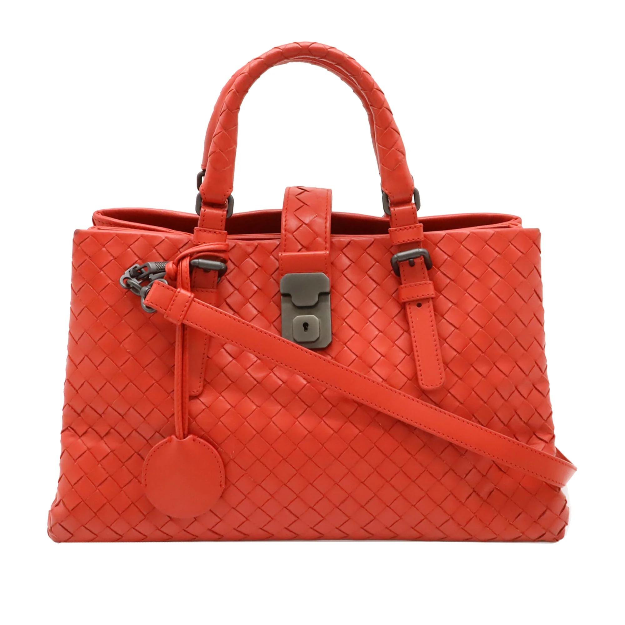 Roma leather satchel
