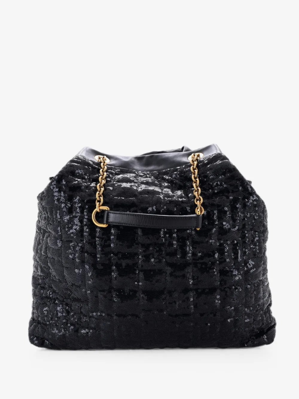 Dolce & Gabbana Miss Kristen Tote Sequin Embellished Leather Large satchel