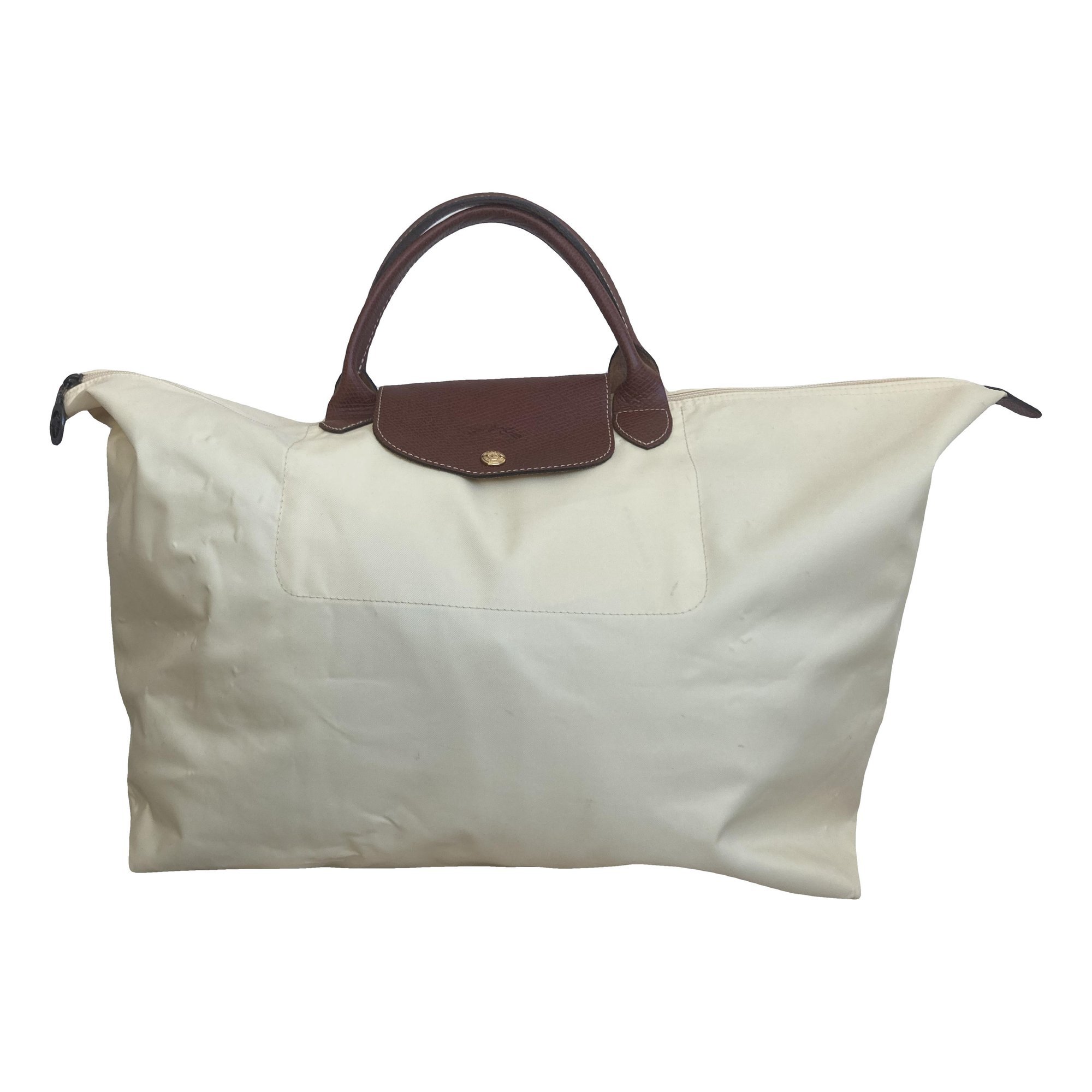 Pliage leather travel bag