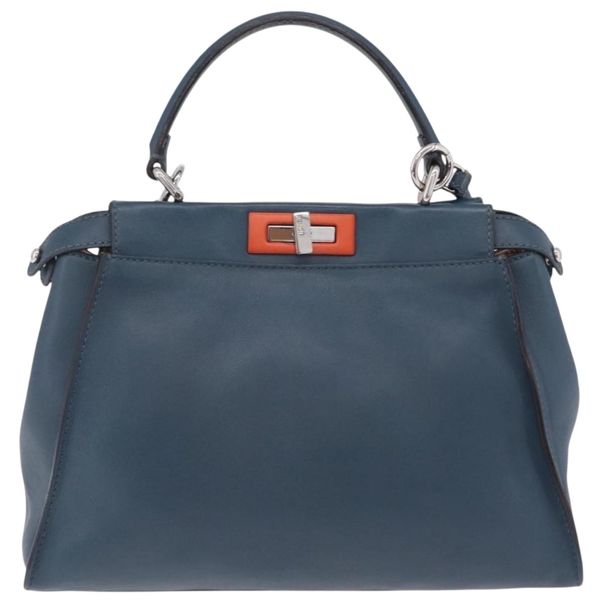 Peekaboo leather handbag