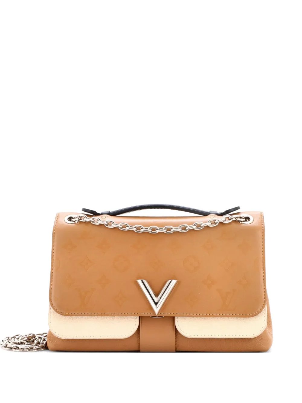 Very Chain Bag Monogram Leather shoulder bag