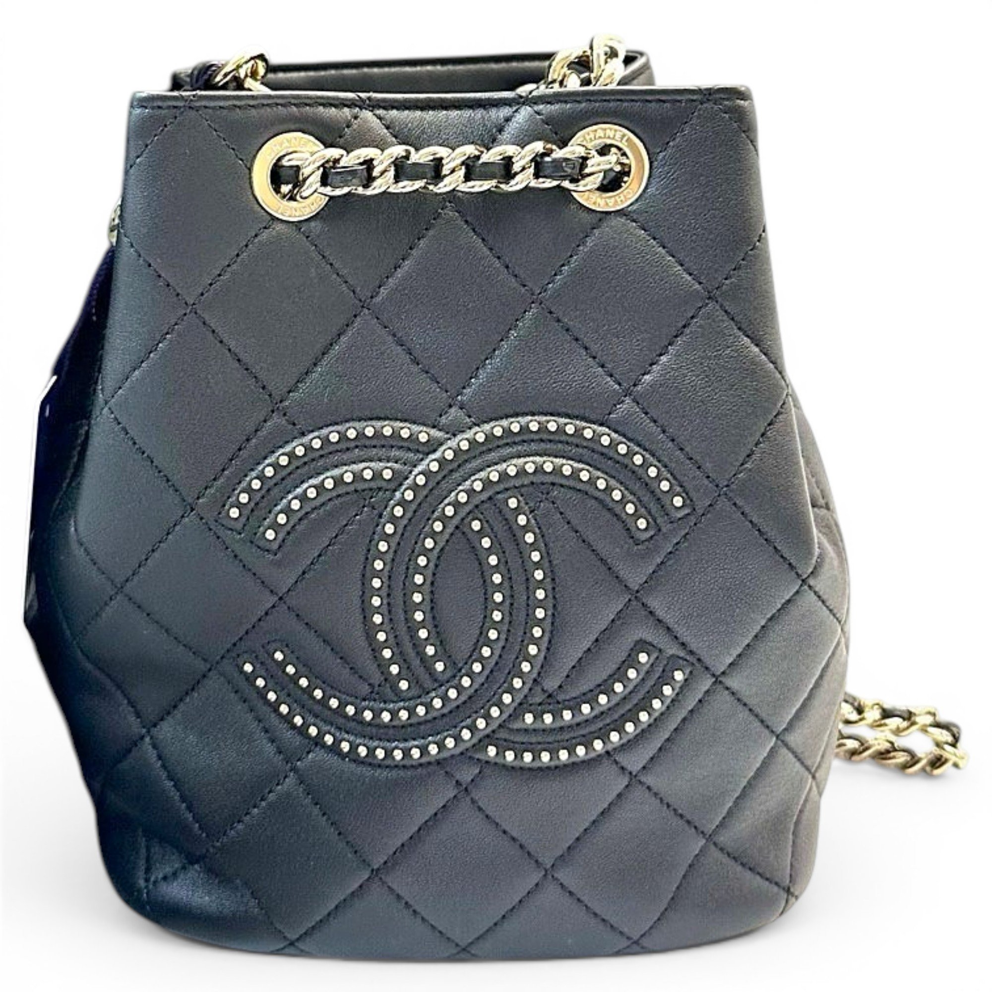 Leather backpack