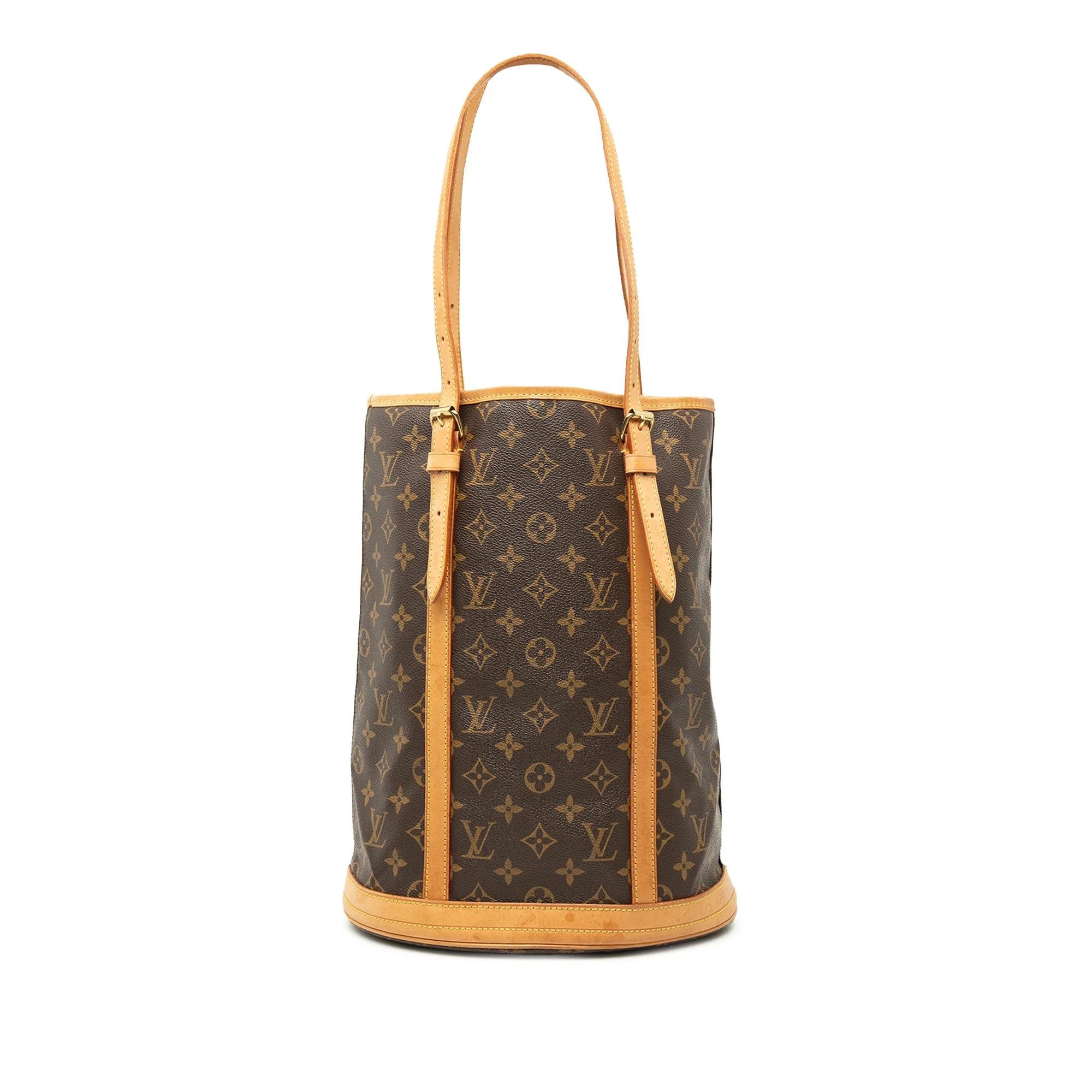 Bucket leather bag