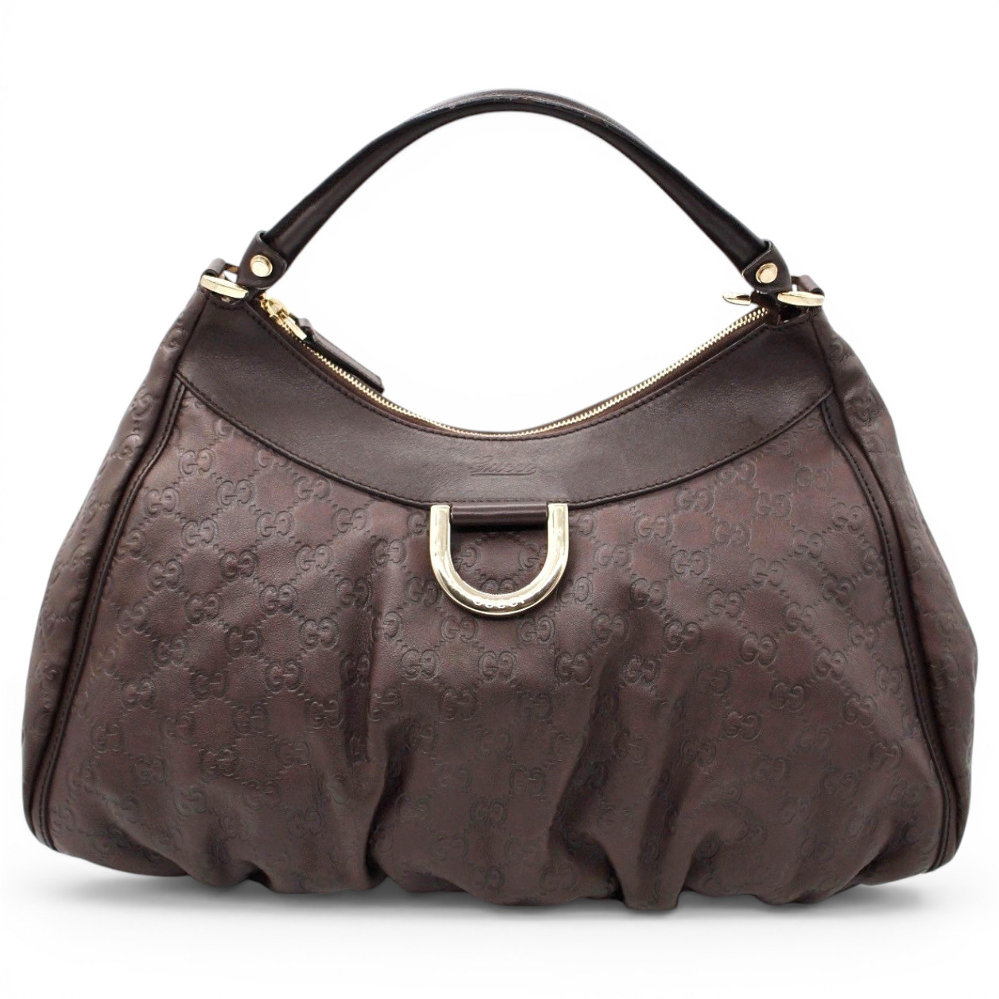 Hobo leather handbag