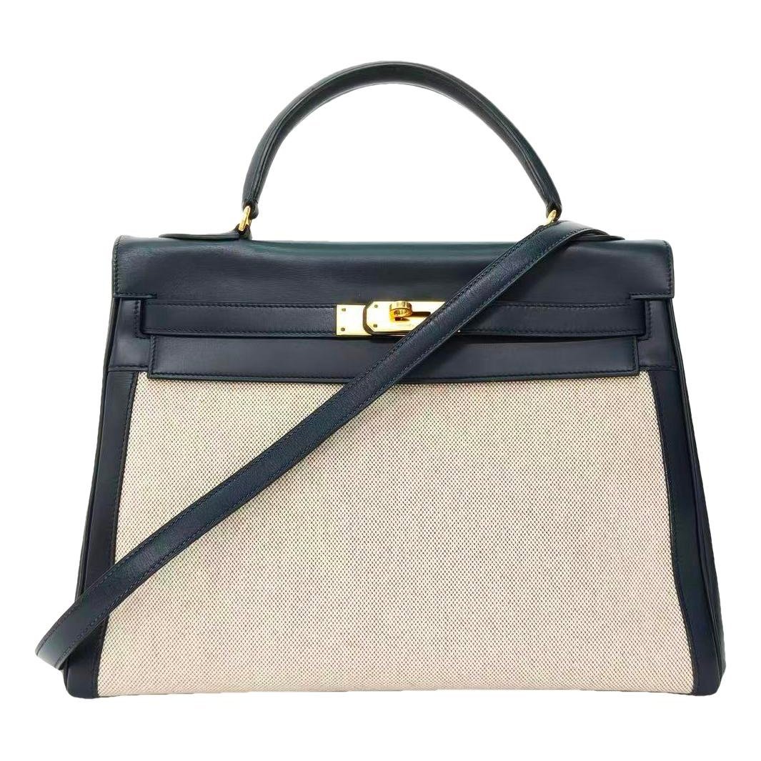 Hermes Kelly 32 Handbag Gold